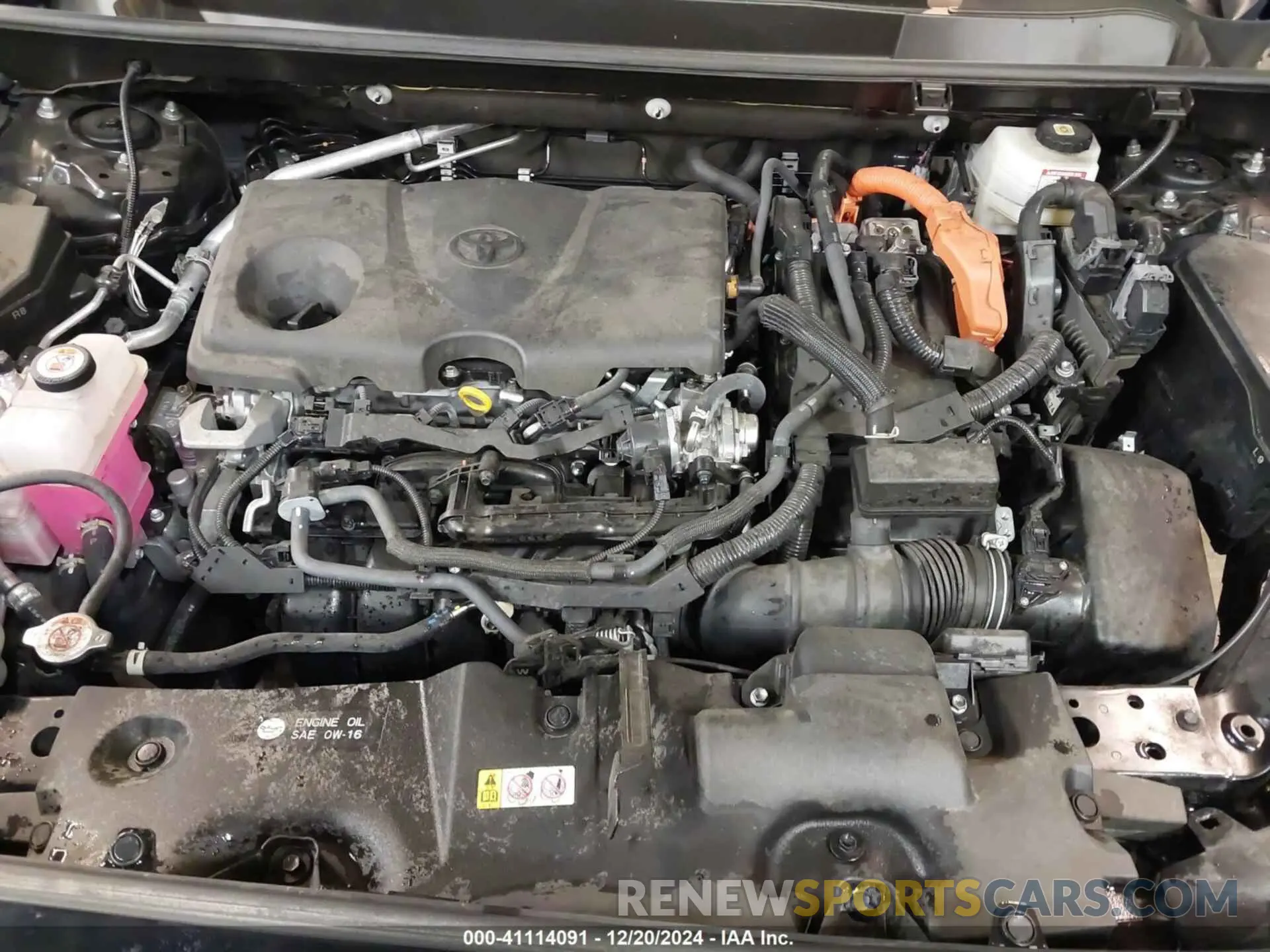 10 fotografías del automóvil dañado JTMLWRFVXPD571727 TOYOTA RAV4 HYBRID 2023