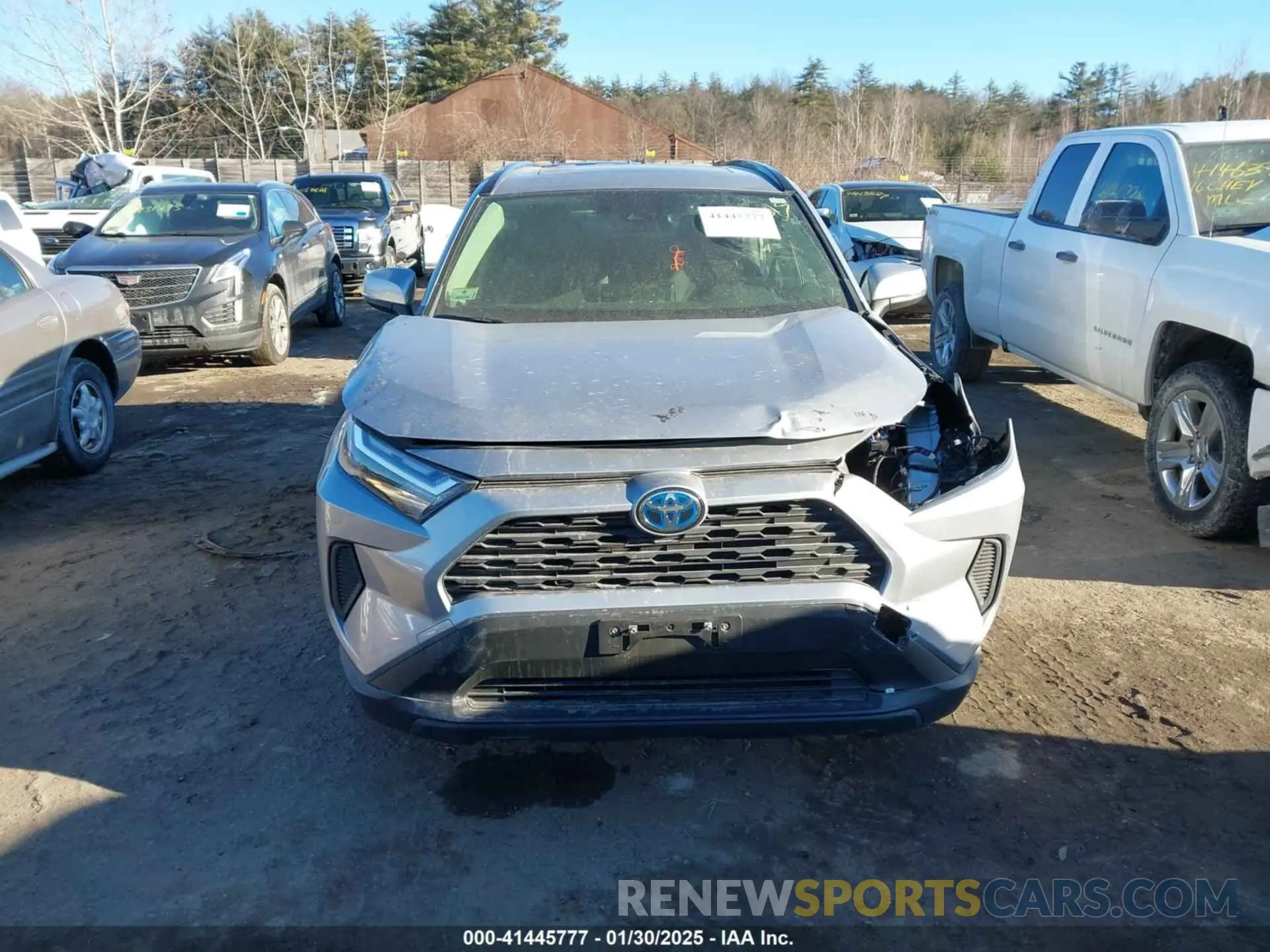 12 fotografías del automóvil dañado JTMRWRFV2PD185054 TOYOTA RAV4 HYBRID 2023
