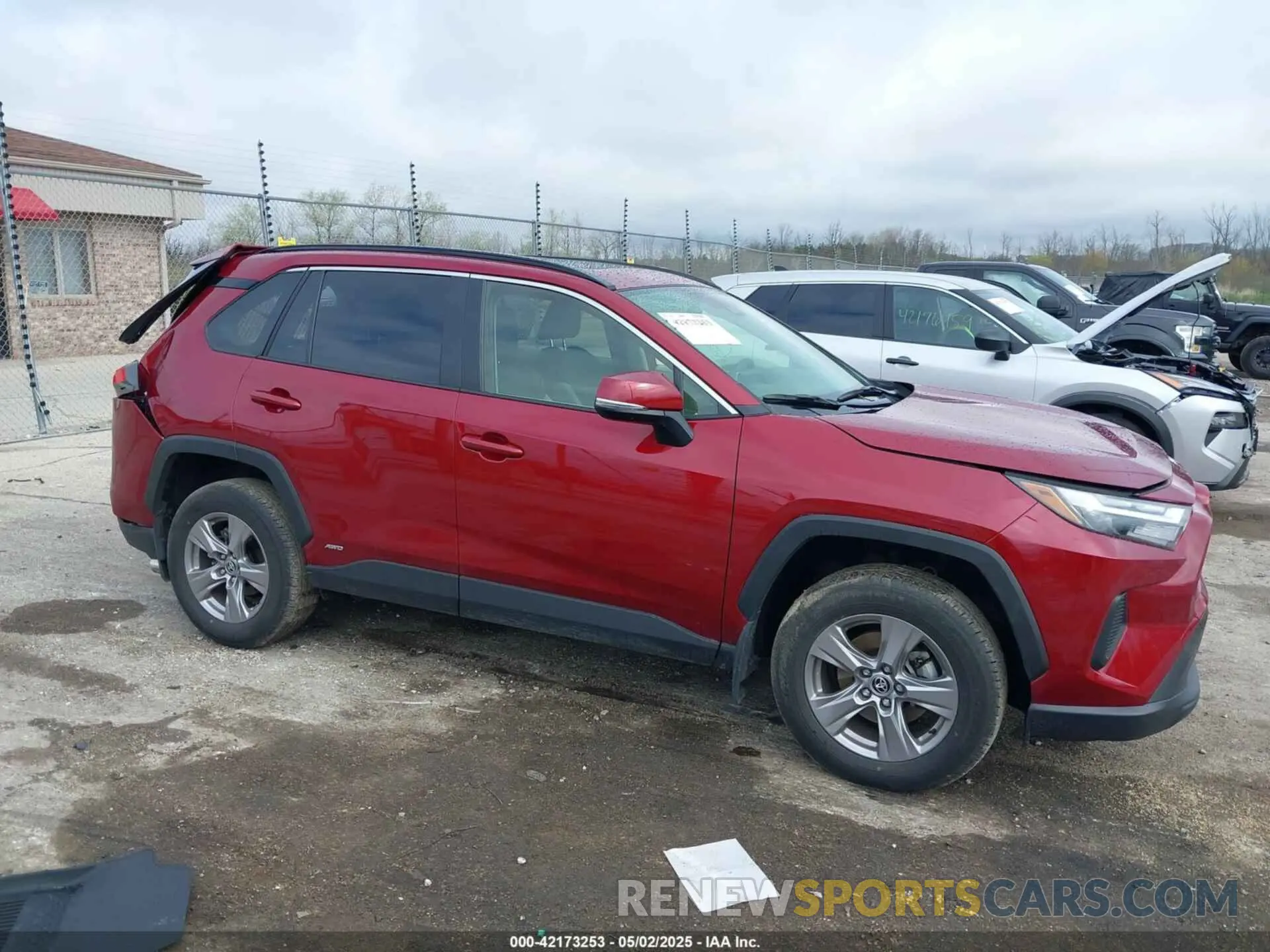14 fotografías del automóvil dañado JTMRWRFV3PD205294 TOYOTA RAV4 HYBRID 2023