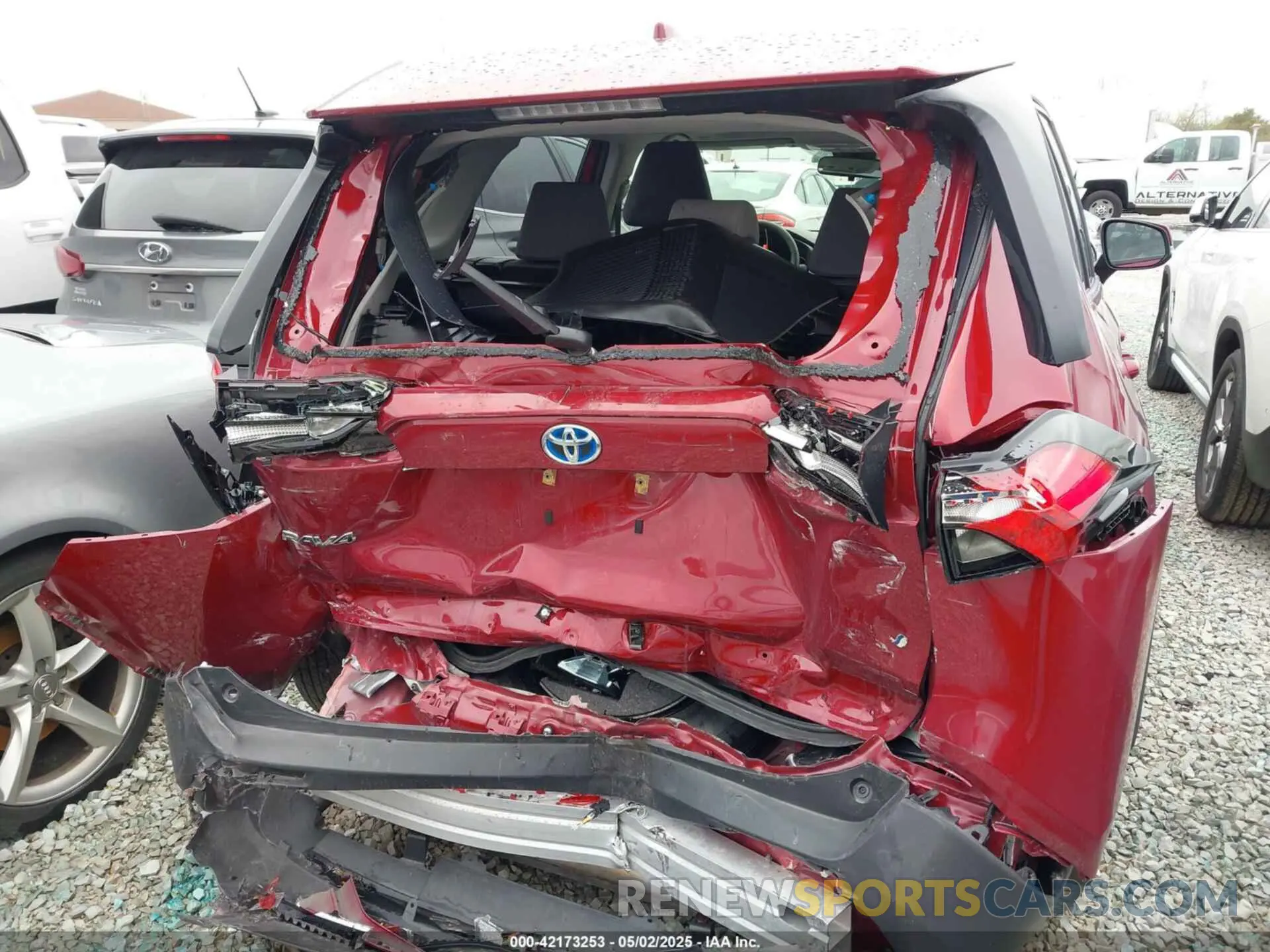 6 fotografías del automóvil dañado JTMRWRFV3PD205294 TOYOTA RAV4 HYBRID 2023