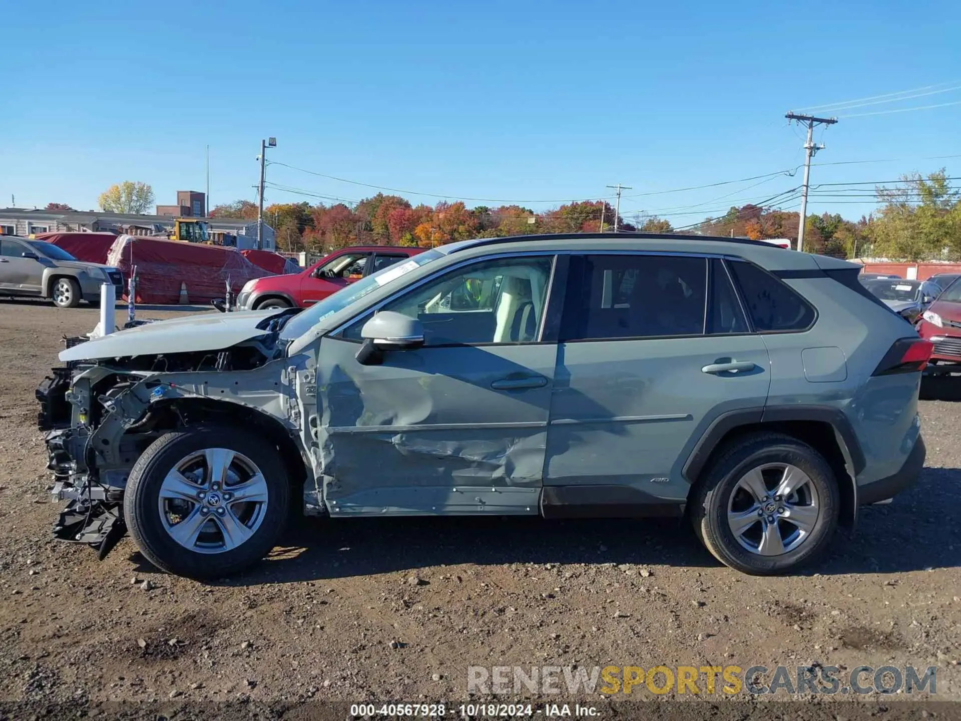 15 fotografías del automóvil dañado JTMRWRFV3PD207143 TOYOTA RAV4 HYBRID 2023