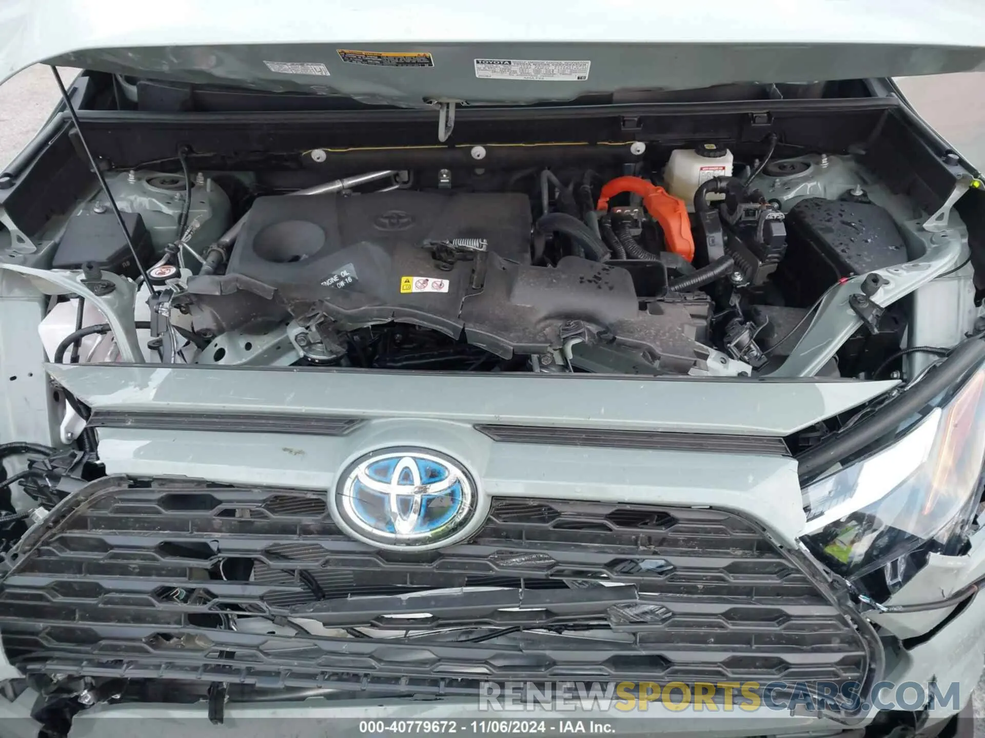 10 fotografías del automóvil dañado JTMRWRFV9PD196505 TOYOTA RAV4 HYBRID 2023