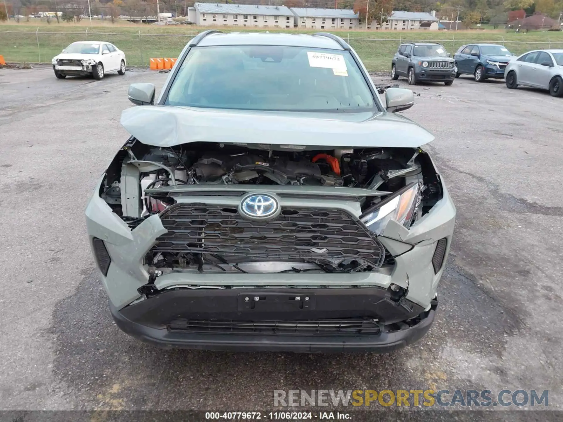 12 fotografías del automóvil dañado JTMRWRFV9PD196505 TOYOTA RAV4 HYBRID 2023