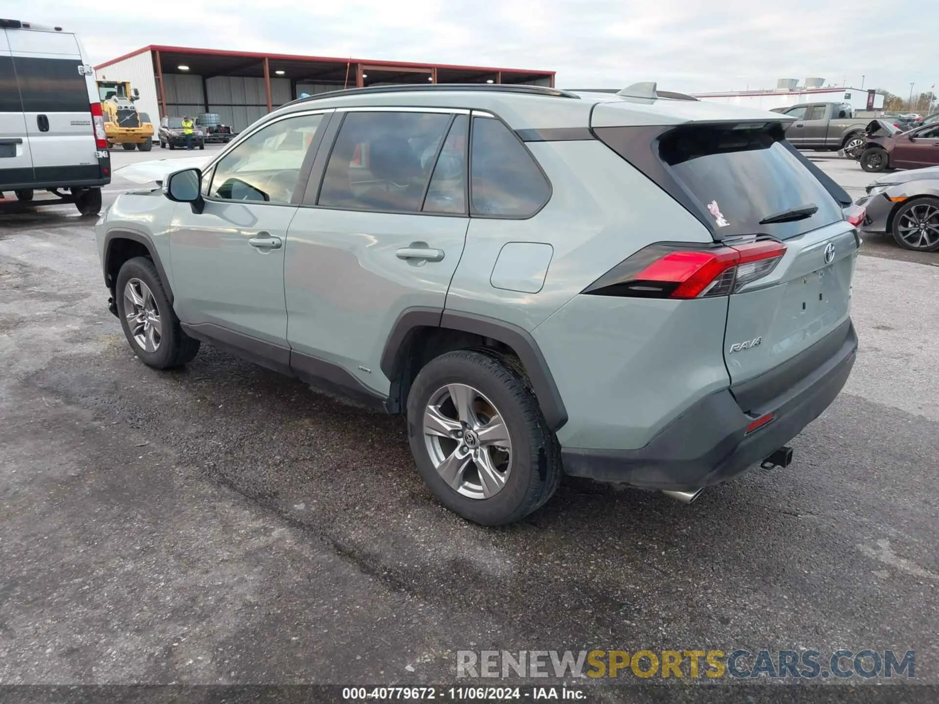 3 fotografías del automóvil dañado JTMRWRFV9PD196505 TOYOTA RAV4 HYBRID 2023