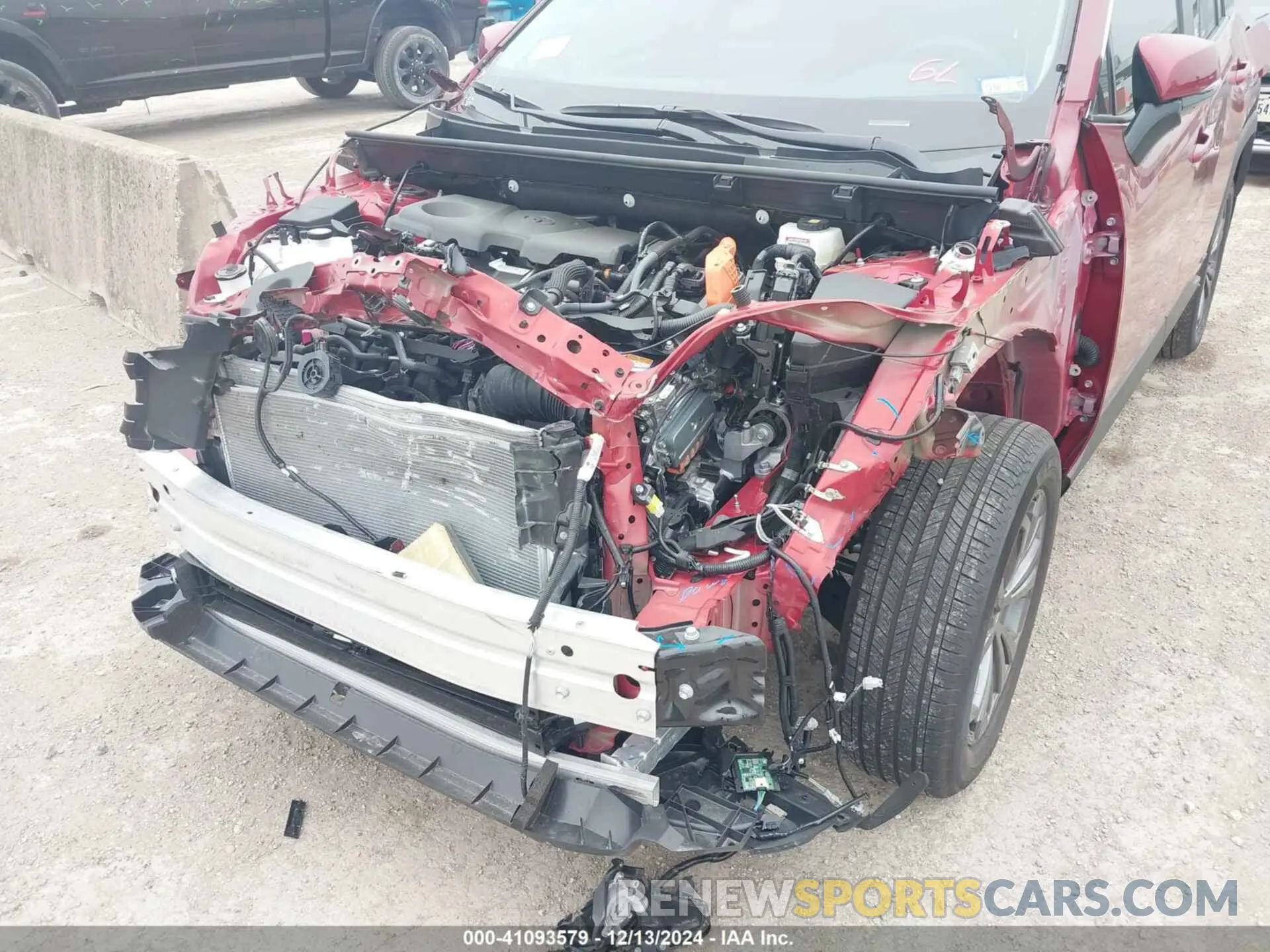 6 fotografías del automóvil dañado 2T3B6RFV6RW079309 TOYOTA RAV4 HYBRID 2024