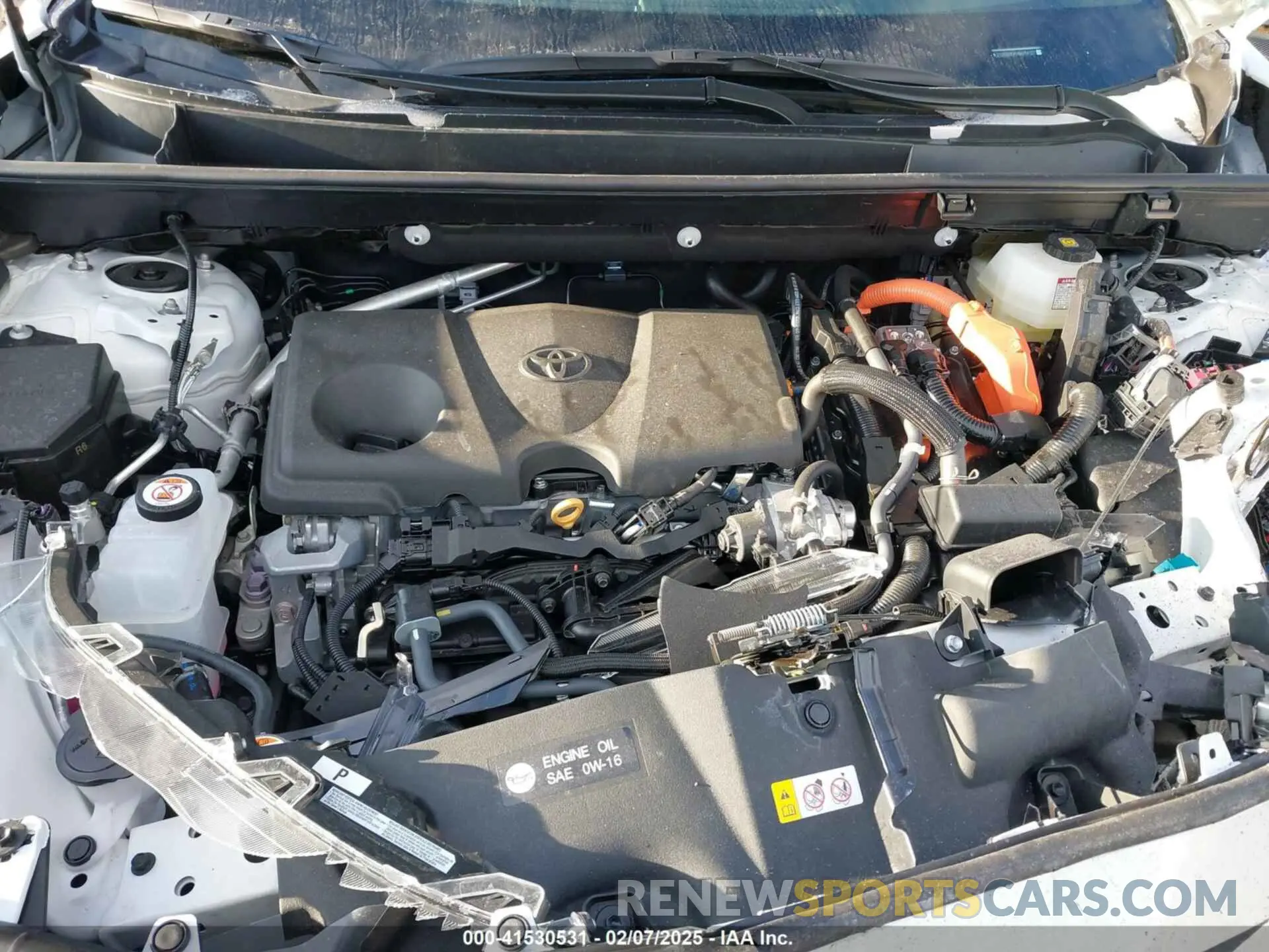 10 fotografías del automóvil dañado 2T3E6RFV4RW079127 TOYOTA RAV4 HYBRID 2024