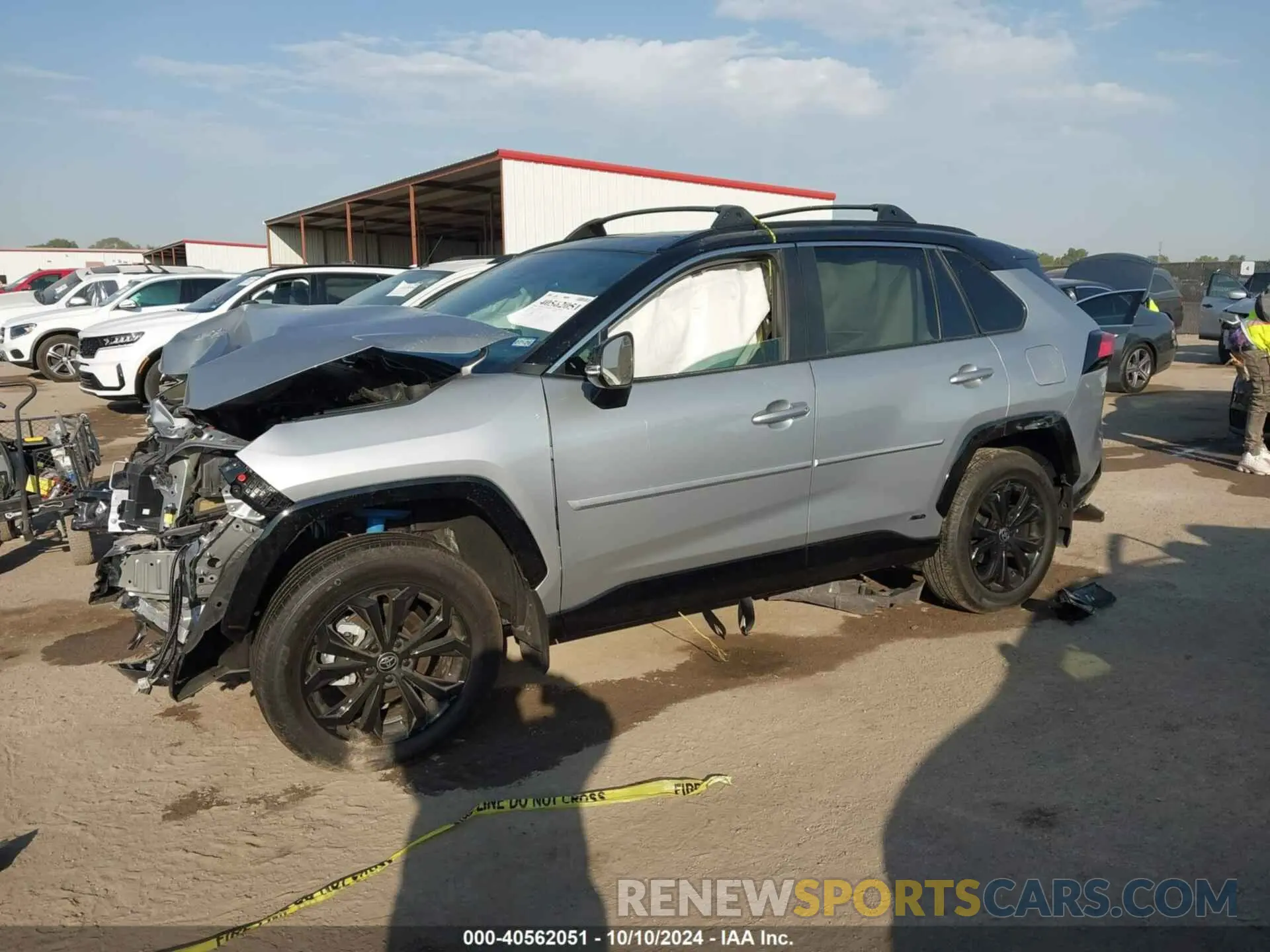 2 fotografías del automóvil dañado 2T3E6RFV5RW073269 TOYOTA RAV4 HYBRID 2024