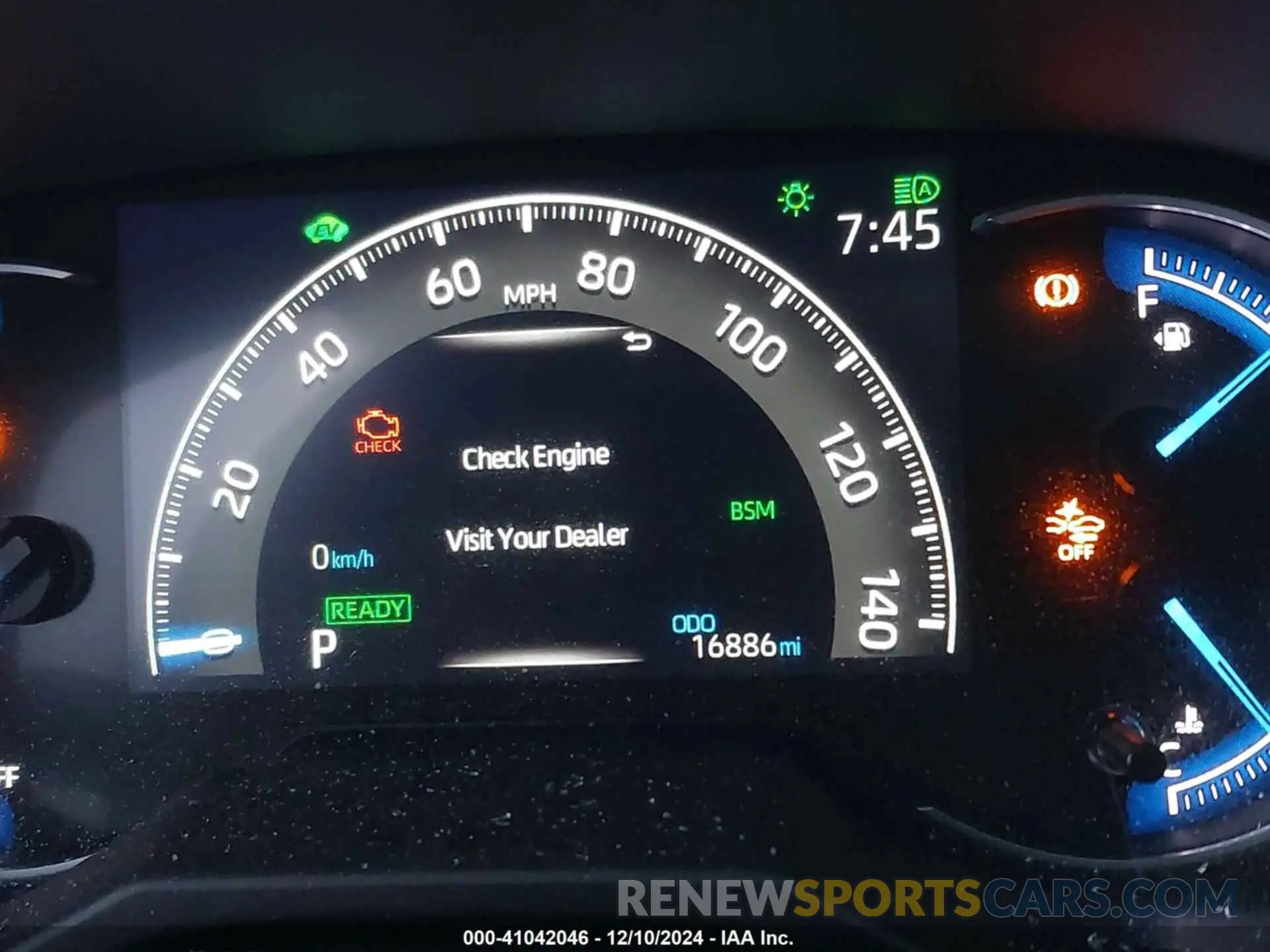 15 fotografías del automóvil dañado 2T3E6RFV7RW056568 TOYOTA RAV4 HYBRID 2024