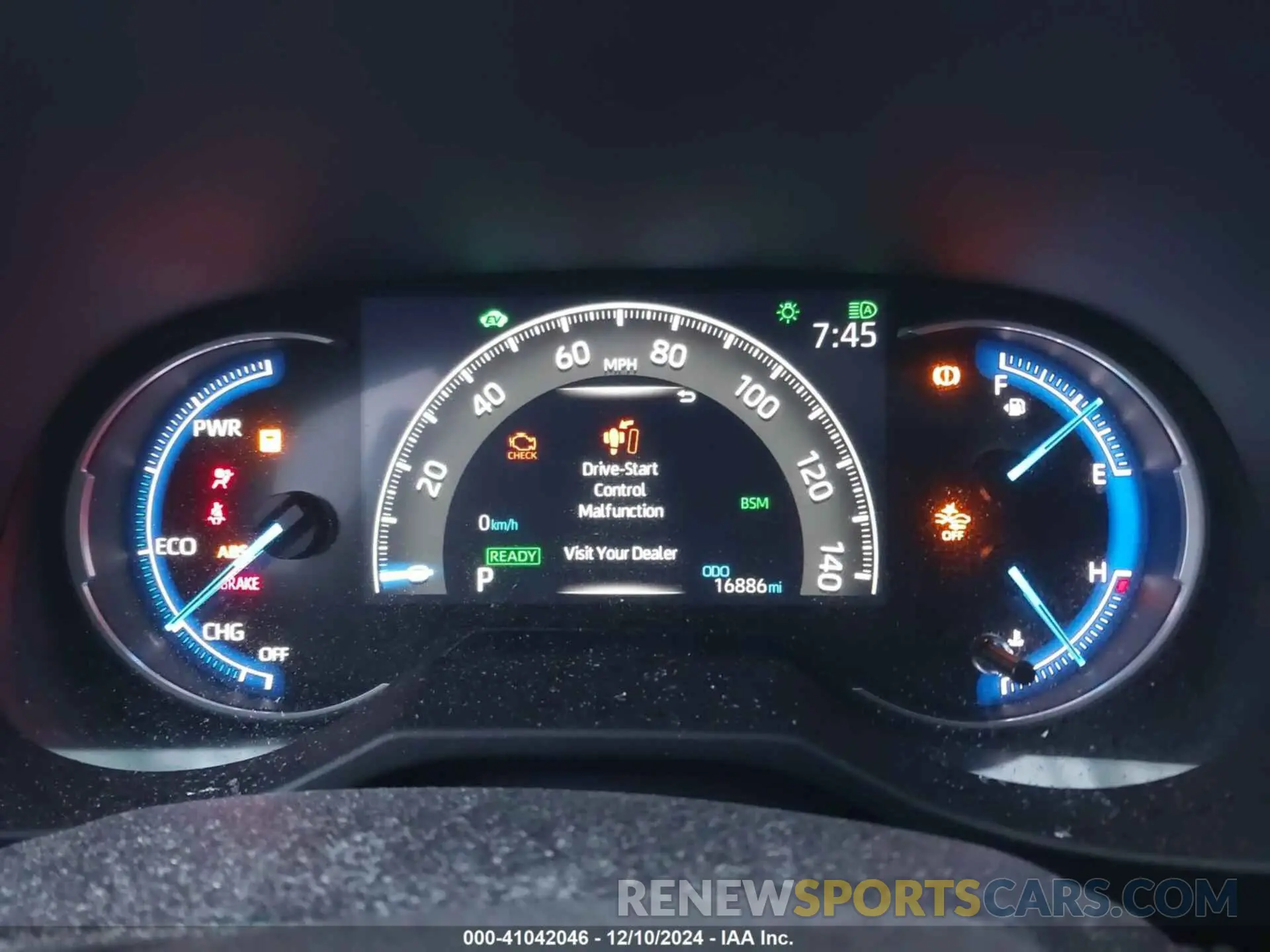 7 fotografías del automóvil dañado 2T3E6RFV7RW056568 TOYOTA RAV4 HYBRID 2024
