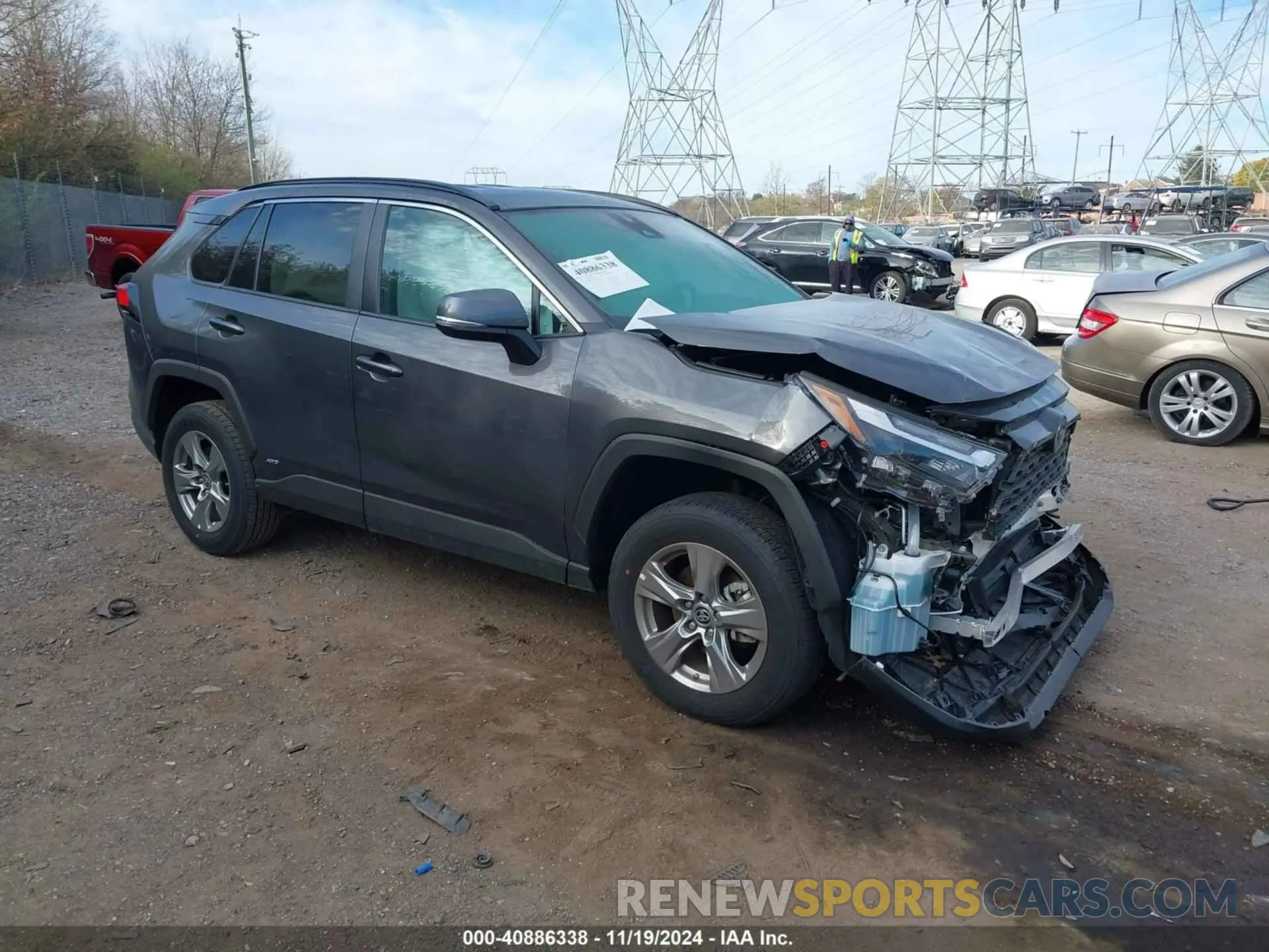 1 fotografías del automóvil dañado 2T3MWRFV8RW211883 TOYOTA RAV4 HYBRID 2024