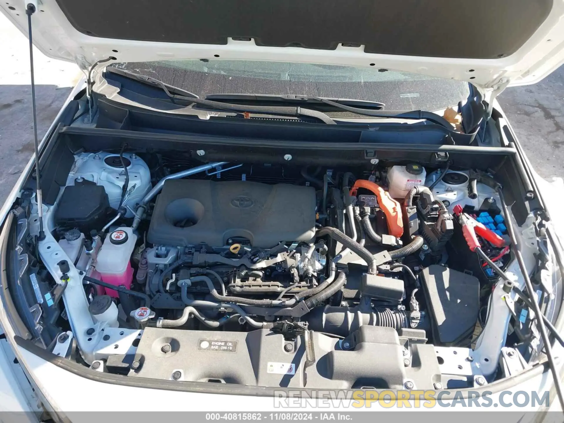 10 fotografías del automóvil dañado 2T3RWRFV0RW207056 TOYOTA RAV4 HYBRID 2024