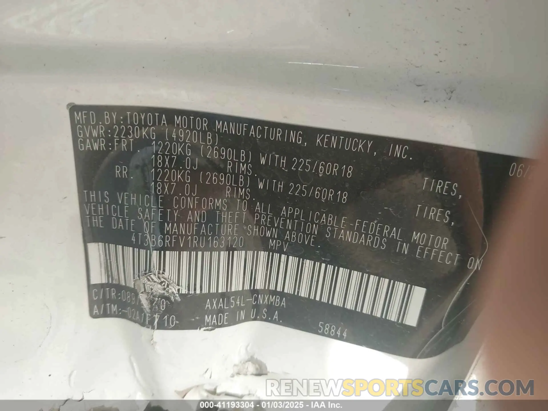9 fotografías del automóvil dañado 4T3B6RFV1RU163120 TOYOTA RAV4 HYBRID 2024