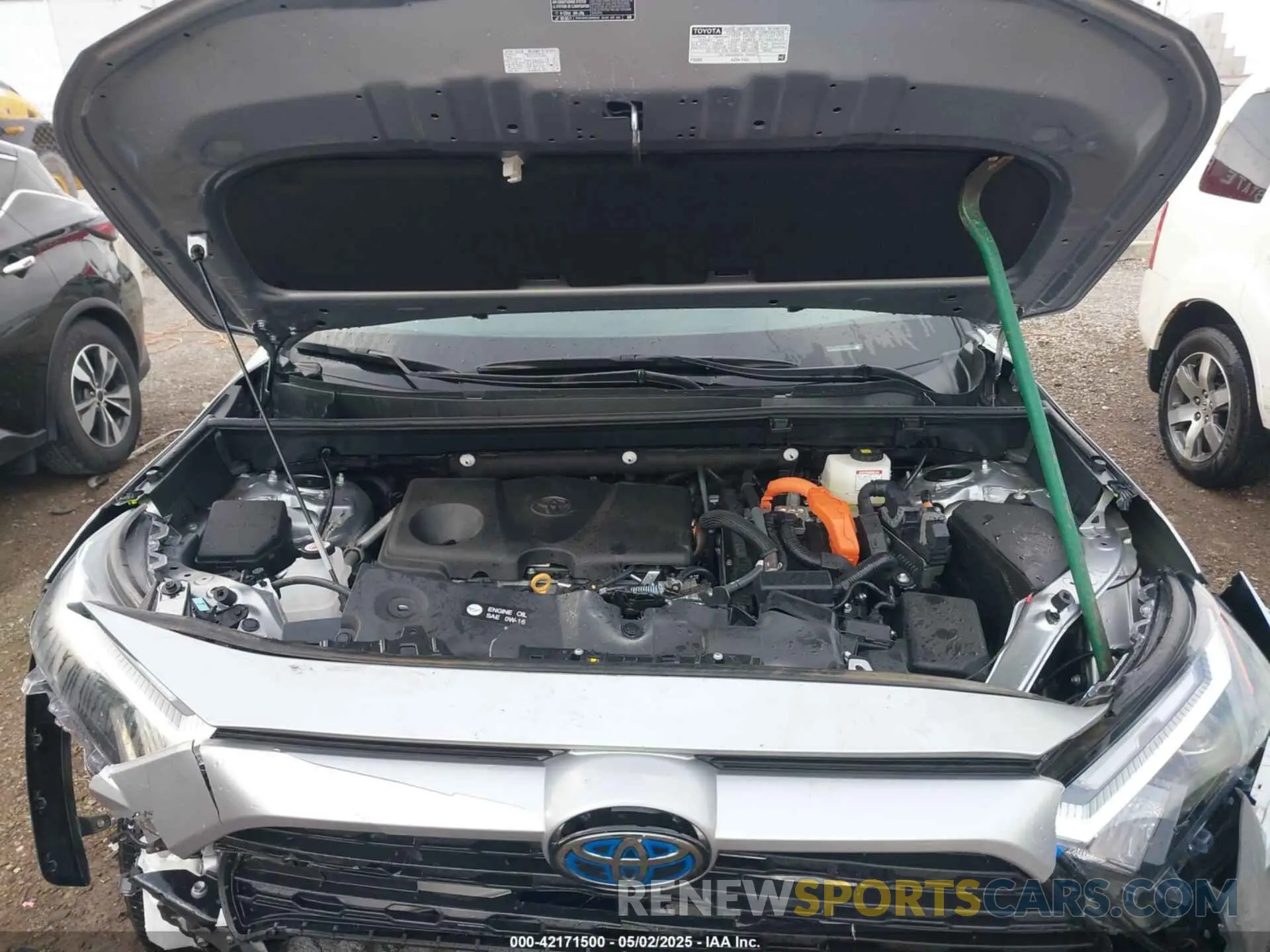 10 fotografías del automóvil dañado 4T3B6RFV2RU151316 TOYOTA RAV4 HYBRID 2024