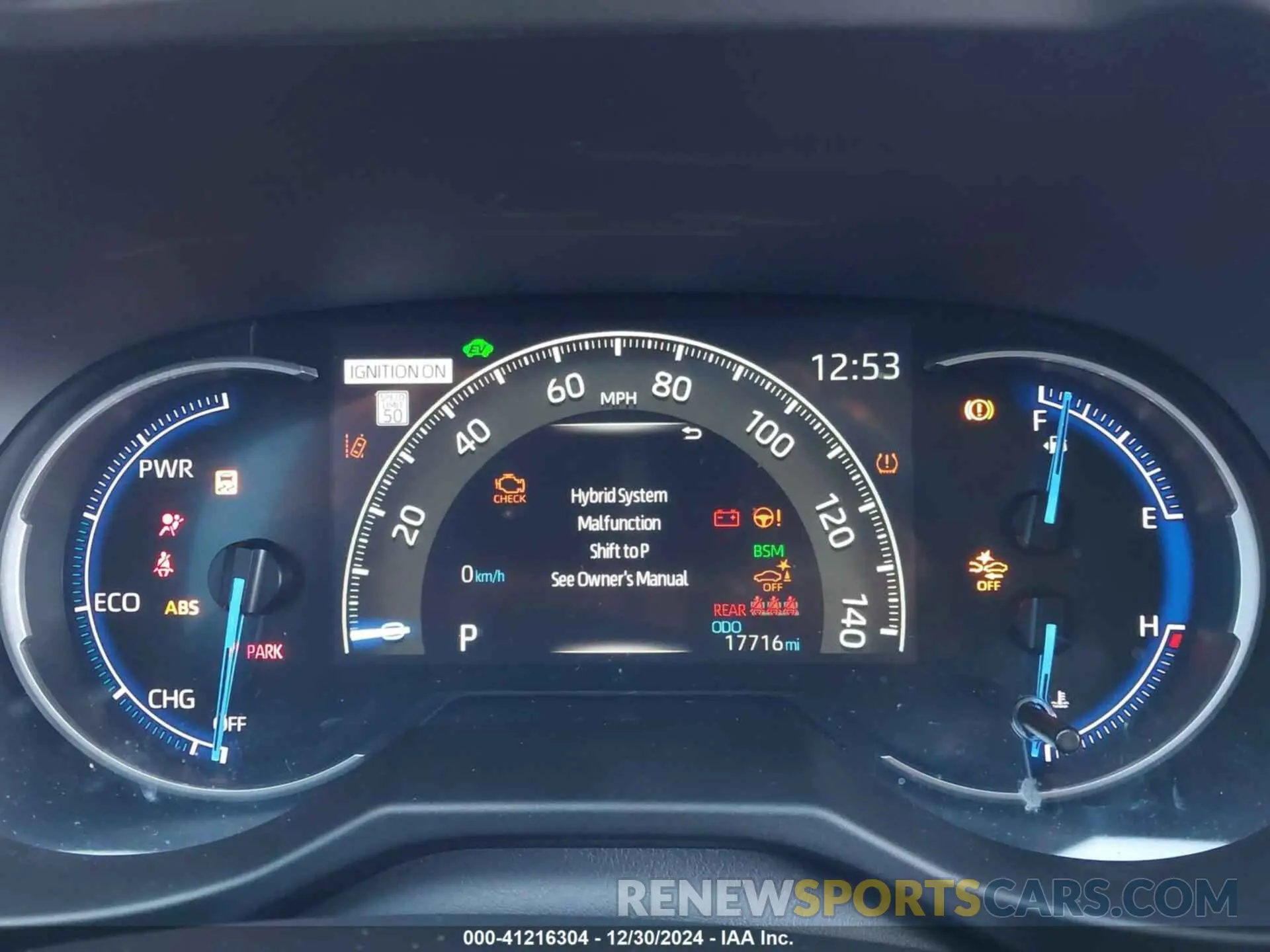 15 fotografías del automóvil dañado 4T3B6RFV9RU150275 TOYOTA RAV4 HYBRID 2024