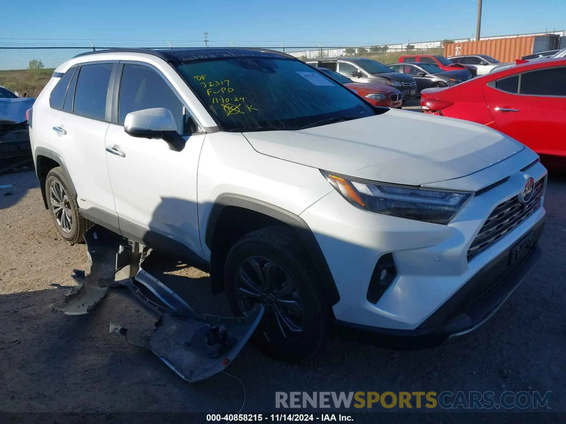 1 fotografías del automóvil dañado 4T3D6RFV0RU145040 TOYOTA RAV4 HYBRID 2024