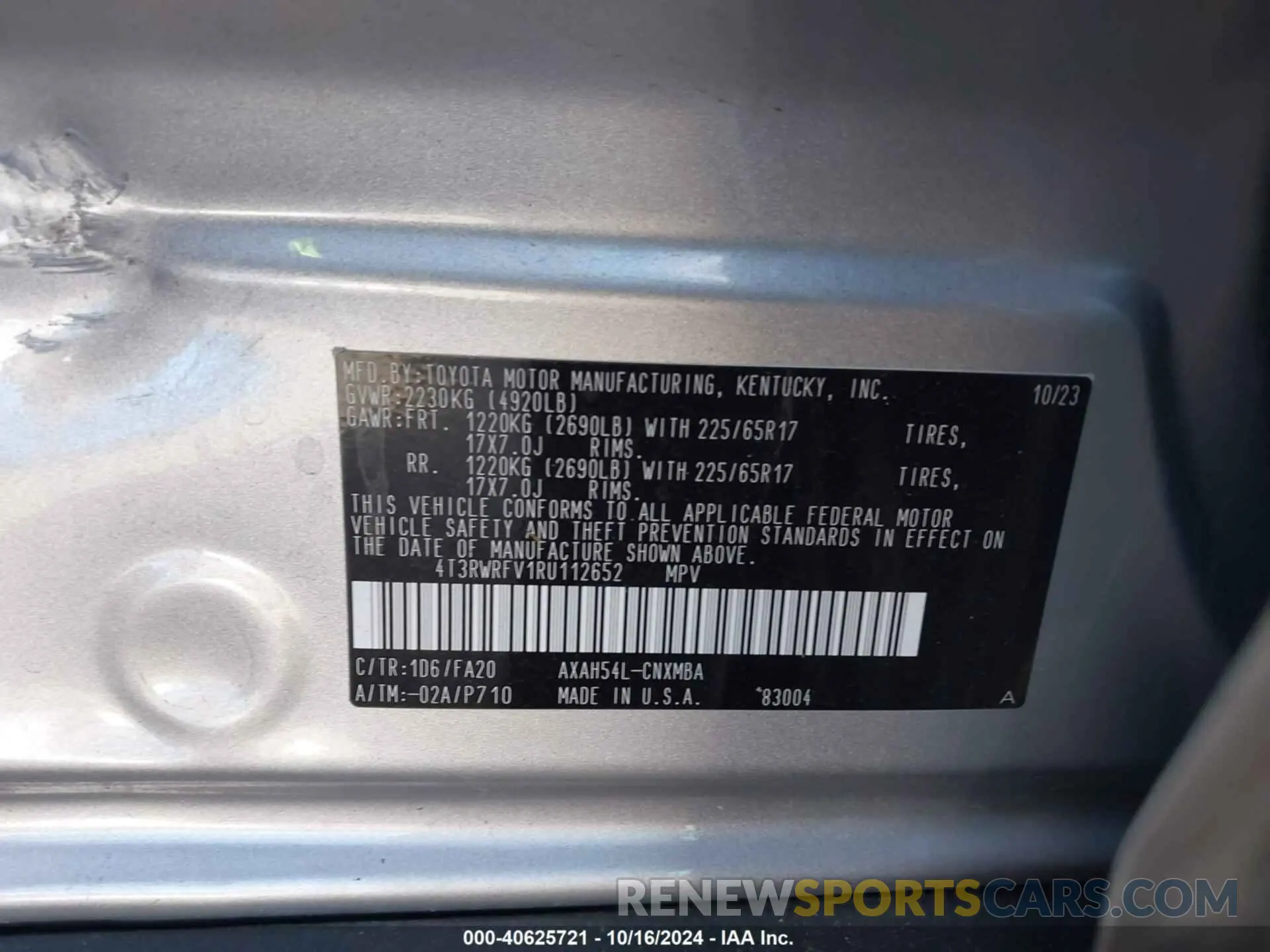 9 fotografías del automóvil dañado 4T3RWRFV1RU112652 TOYOTA RAV4 HYBRID 2024