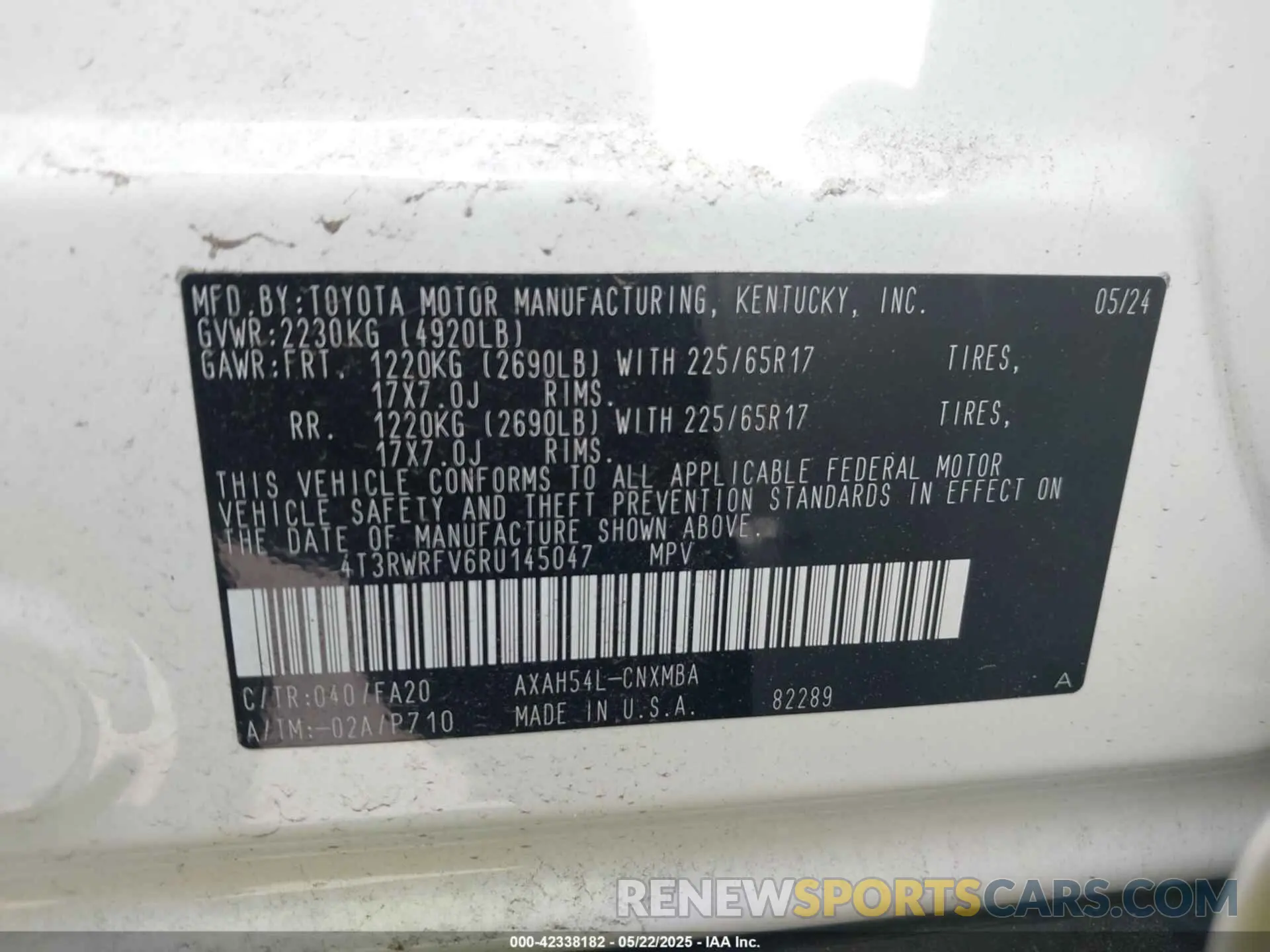 9 fotografías del automóvil dañado 4T3RWRFV6RU145047 TOYOTA RAV4 HYBRID 2024