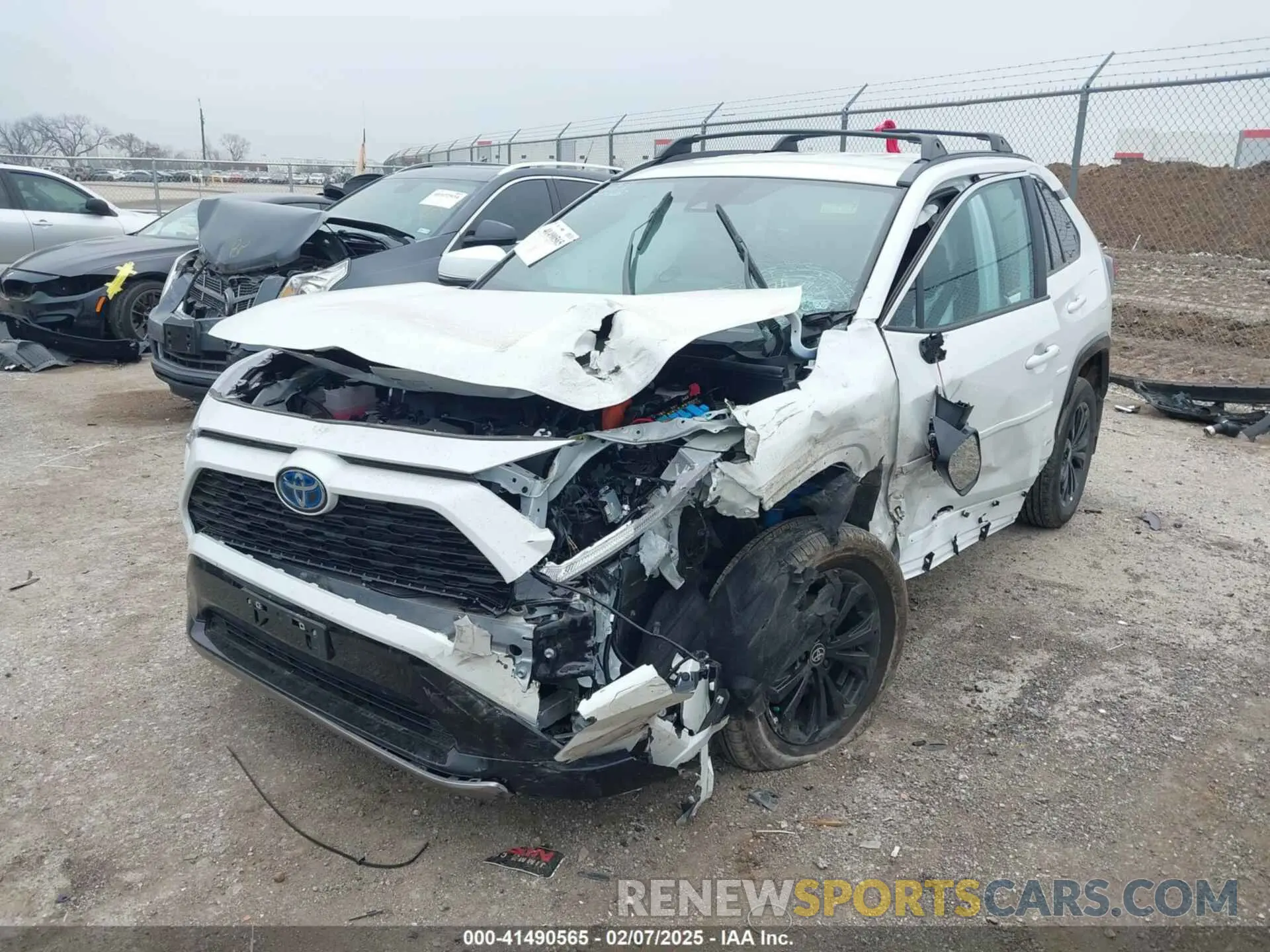 6 fotografías del automóvil dañado 4T3T6RFV6RU166065 TOYOTA RAV4 HYBRID 2024