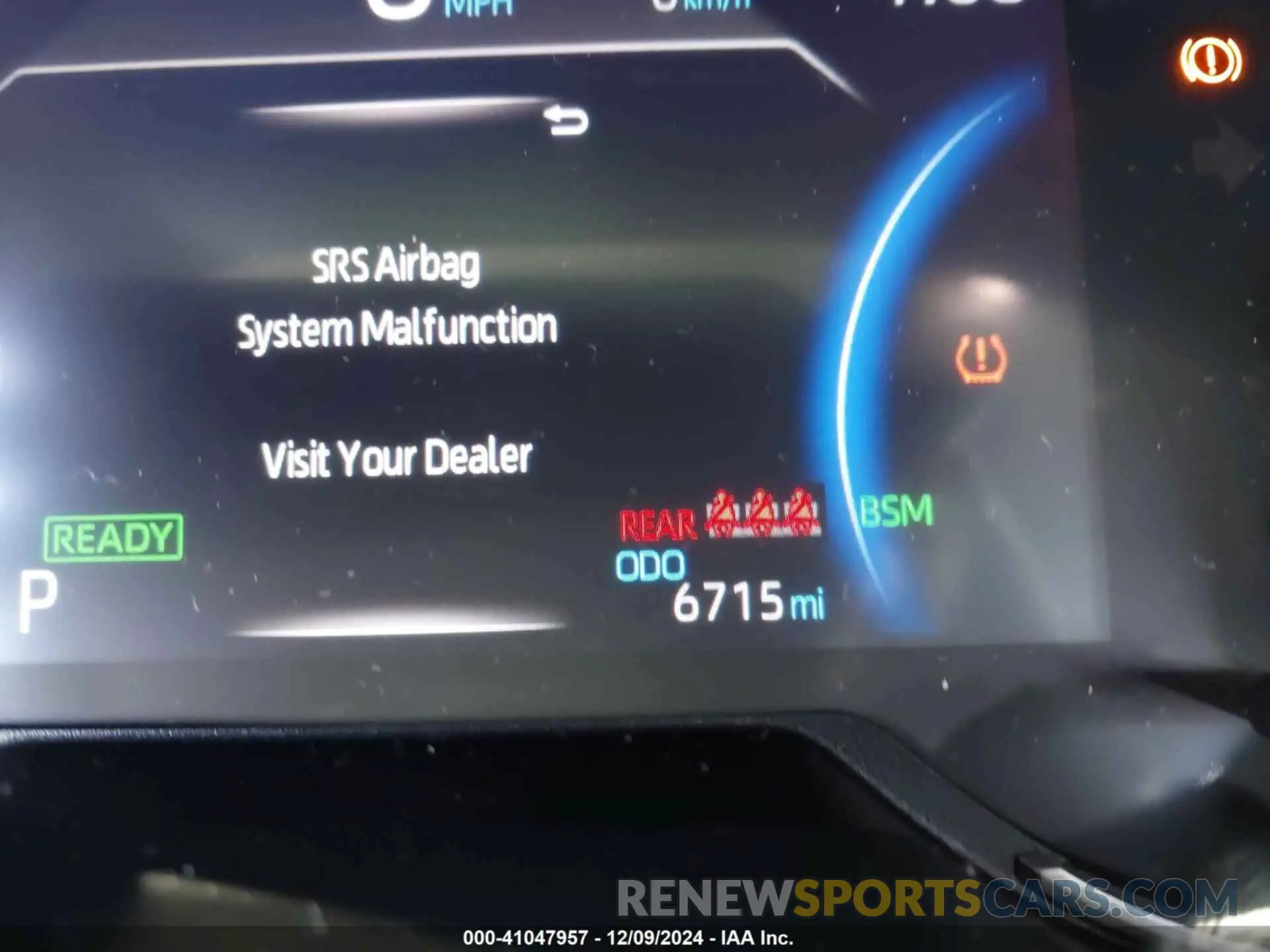 15 fotografías del automóvil dañado JTMB6RFV1RD550375 TOYOTA RAV4 HYBRID 2024