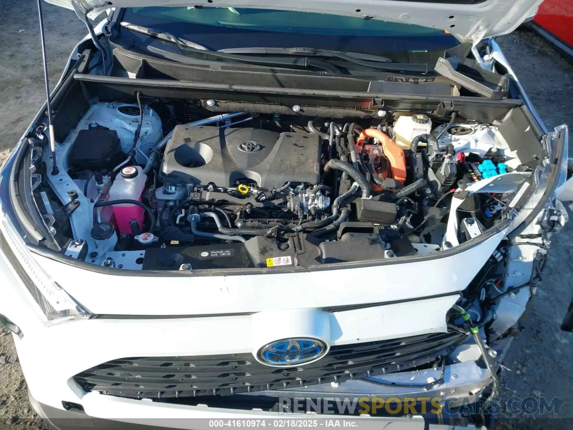 10 fotografías del automóvil dañado JTMB6RFV3RJ045018 TOYOTA RAV4 HYBRID 2024