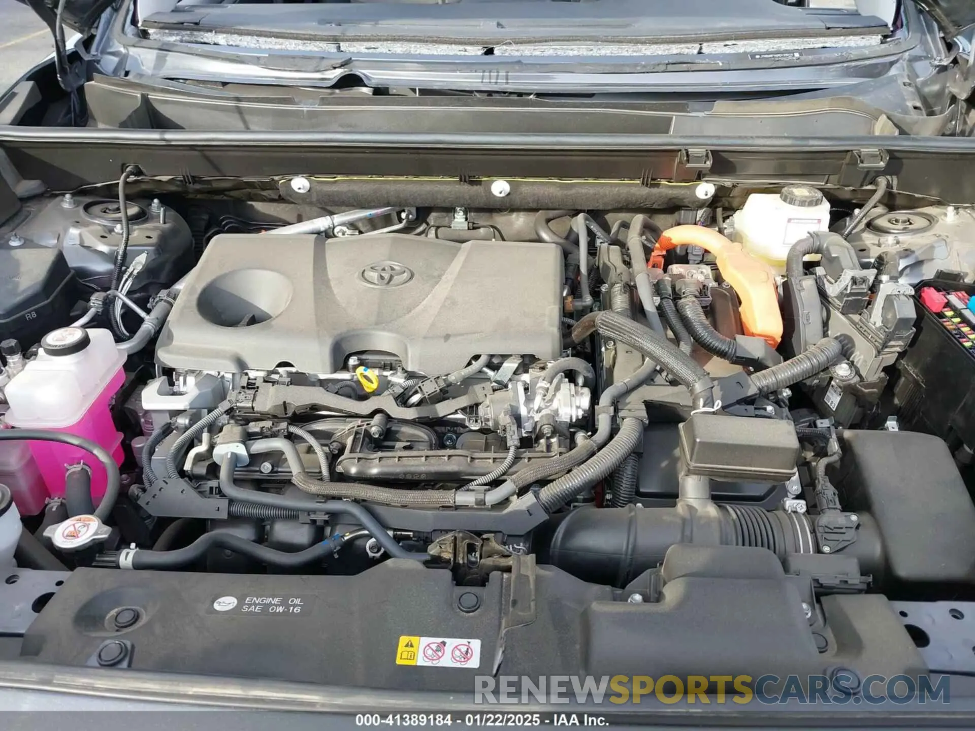 10 fotografías del automóvil dañado JTMB6RFV6RD123919 TOYOTA RAV4 HYBRID 2024