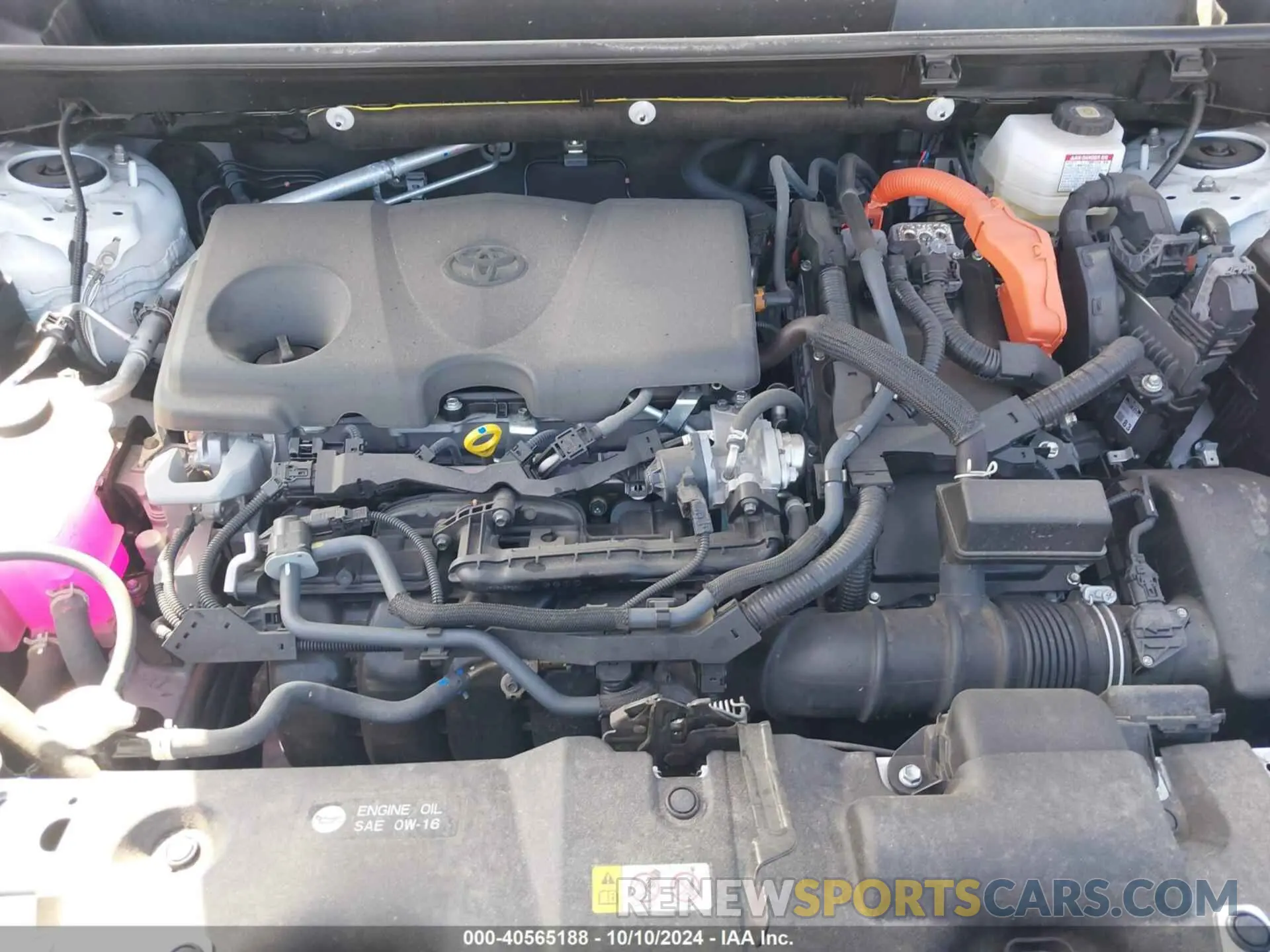 10 fotografías del automóvil dañado JTMB6RFV6RJ044865 TOYOTA RAV4 HYBRID 2024