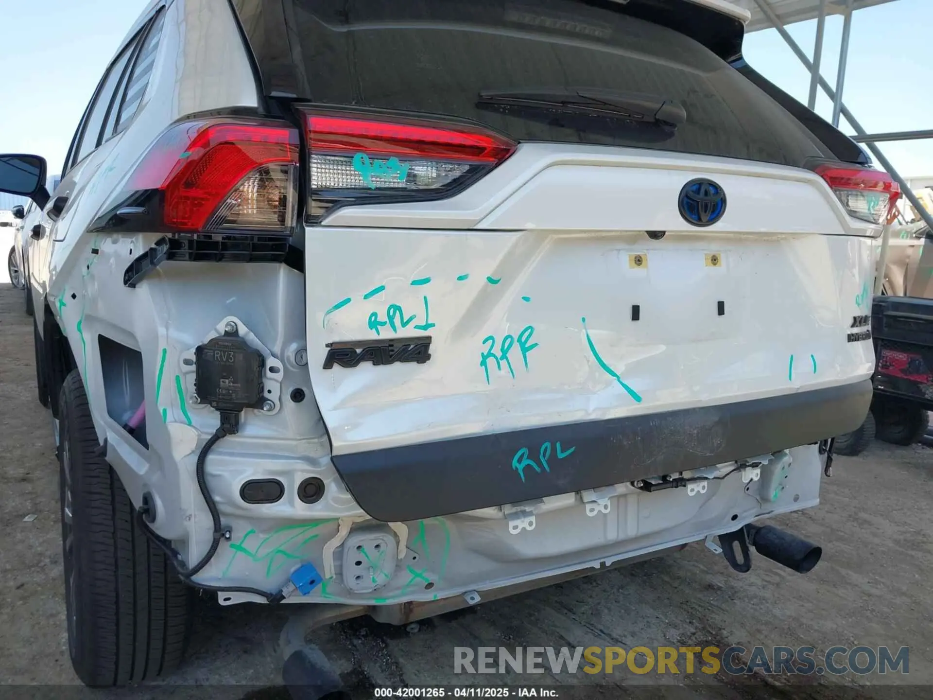 6 fotografías del automóvil dañado JTMB6RFV7RJ061562 TOYOTA RAV4 HYBRID 2024