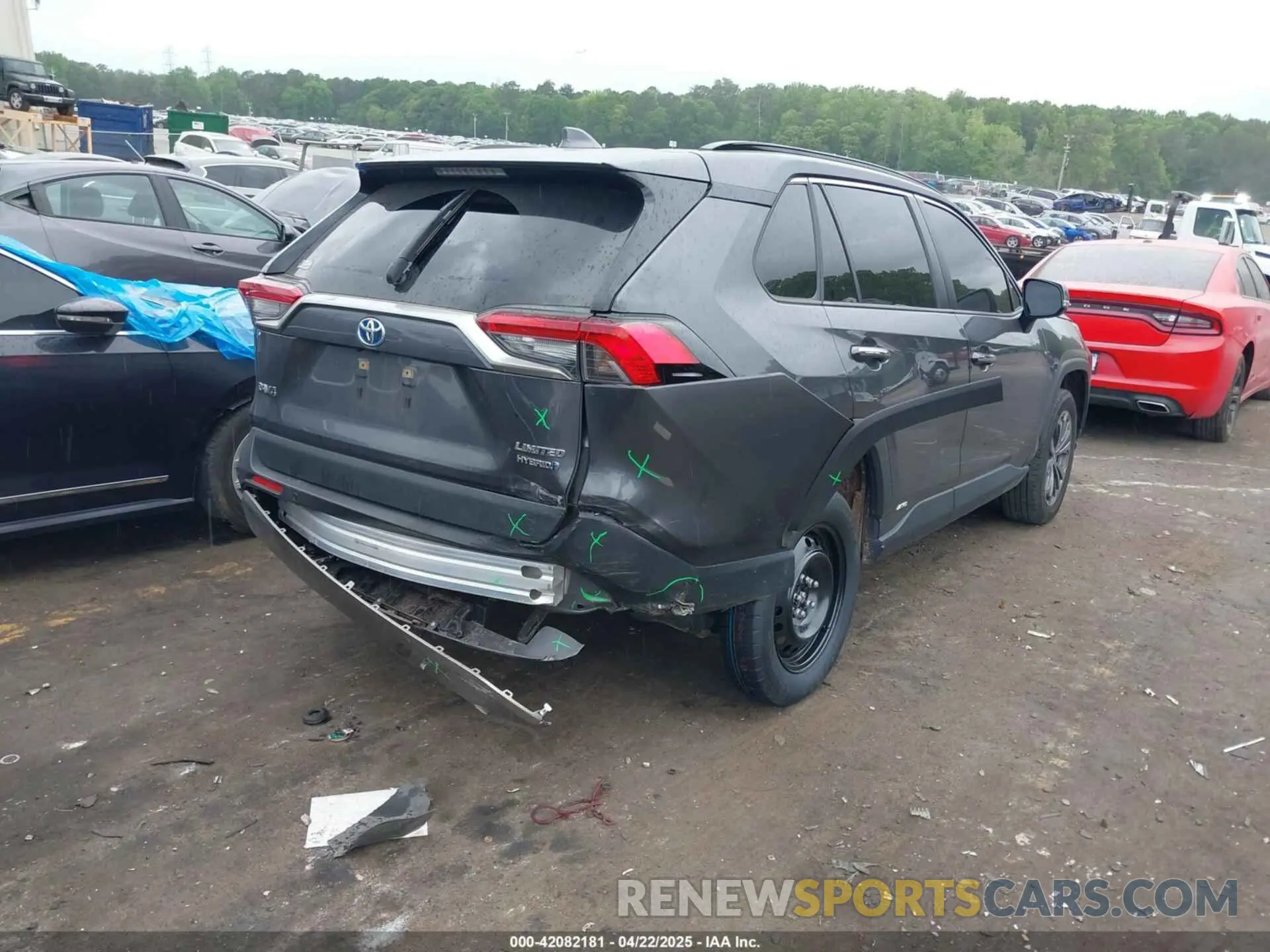 4 fotografías del automóvil dañado JTMD6RFV2RJ054091 TOYOTA RAV4 HYBRID 2024