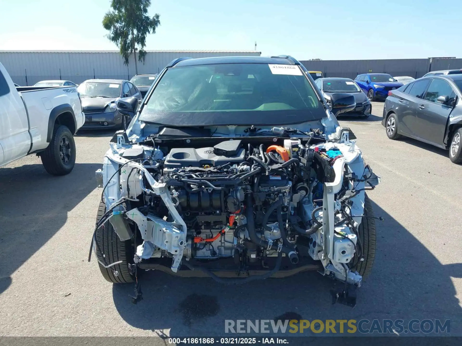 13 fotografías del automóvil dañado JTME6RFV3RD549984 TOYOTA RAV4 HYBRID 2024