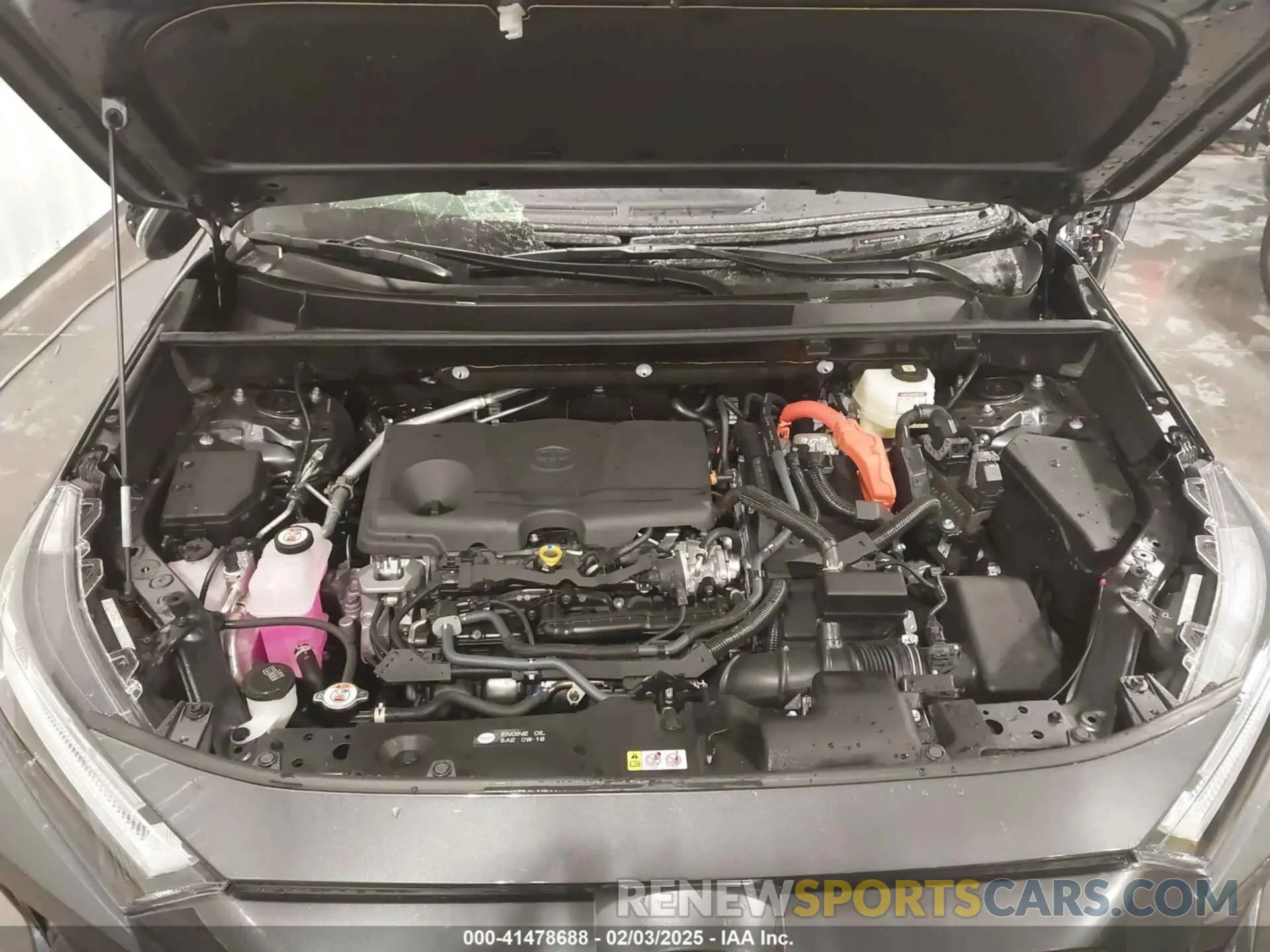 10 fotografías del automóvil dañado JTME6RFV5RD565989 TOYOTA RAV4 HYBRID 2024