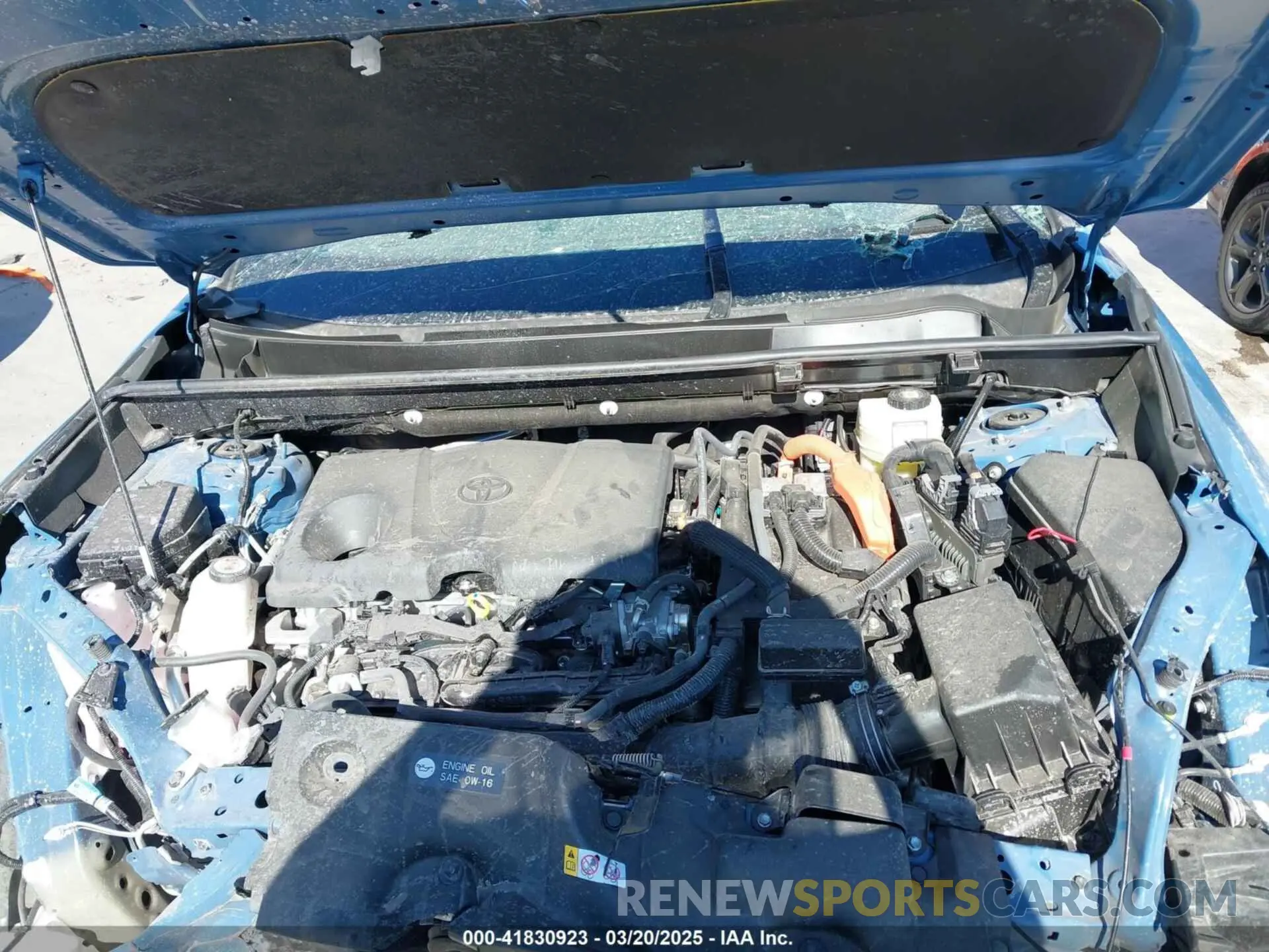 10 fotografías del automóvil dañado JTME6RFV7RD569140 TOYOTA RAV4 HYBRID 2024