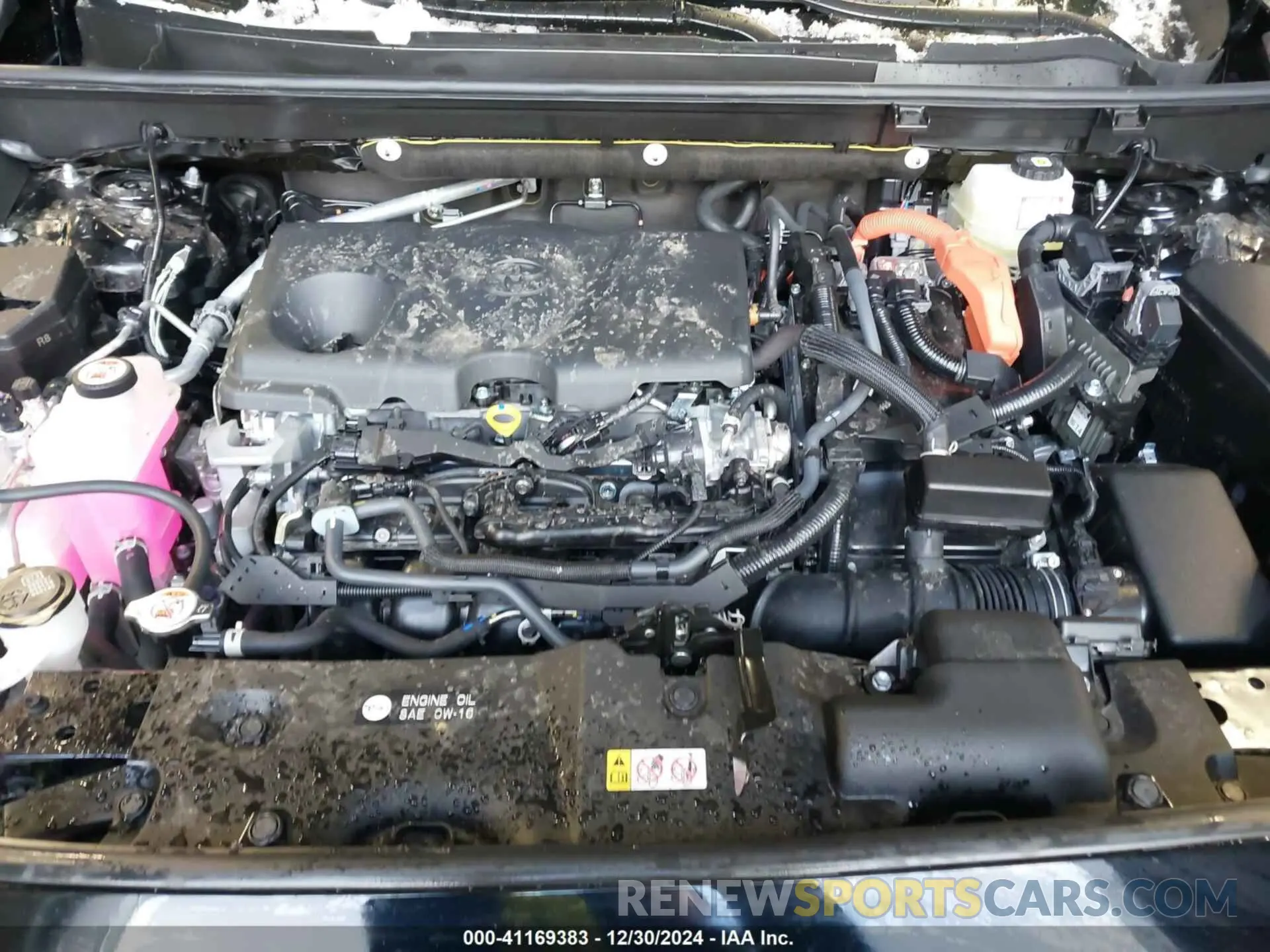 10 fotografías del automóvil dañado JTMMWRFV6RD266149 TOYOTA RAV4 HYBRID 2024