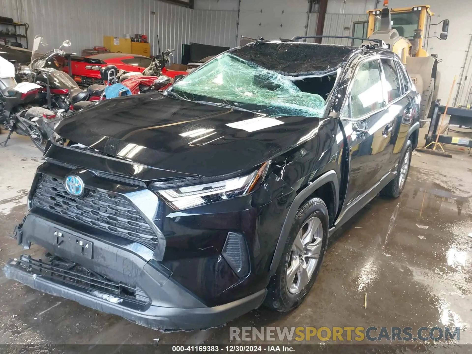 2 fotografías del automóvil dañado JTMMWRFV6RD266149 TOYOTA RAV4 HYBRID 2024