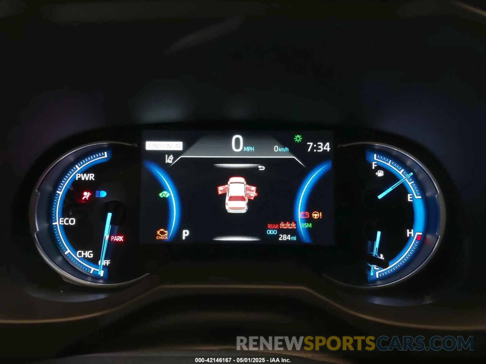 7 fotografías del automóvil dañado 2T3RWRFV0SW275623 TOYOTA RAV4 HYBRID 2025