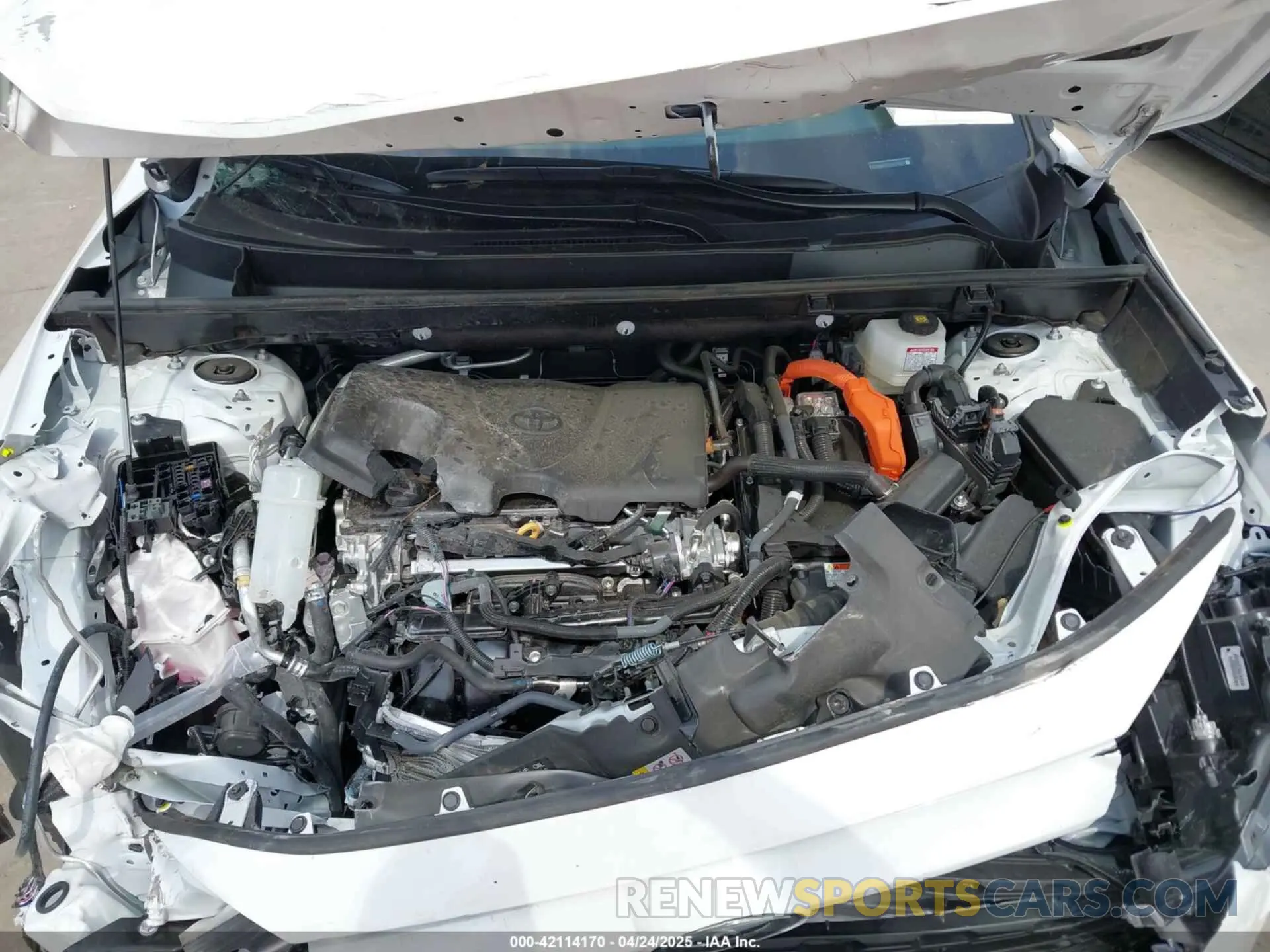 10 fotografías del automóvil dañado 2T3RWRFV7SW258365 TOYOTA RAV4 HYBRID 2025