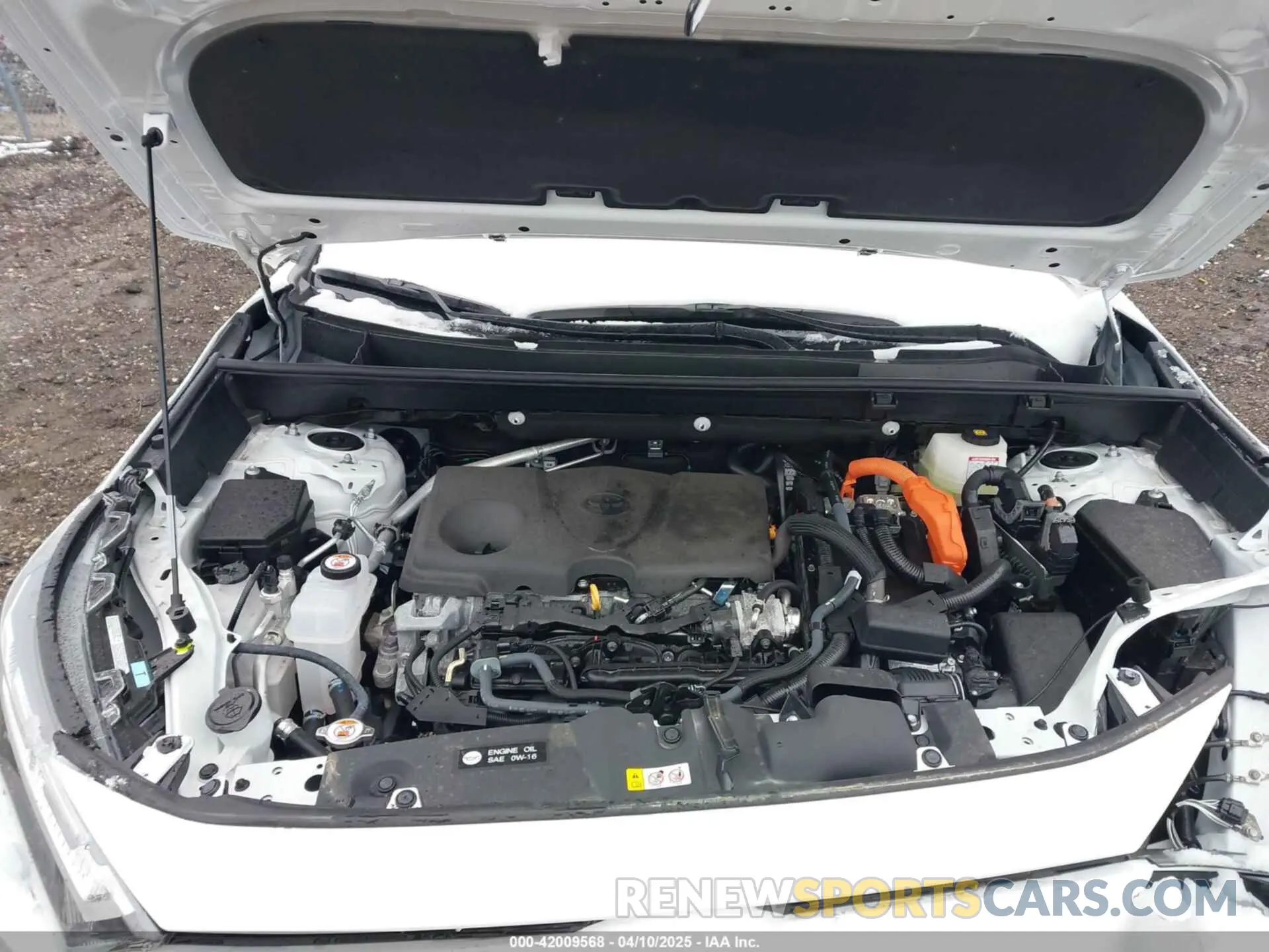 10 fotografías del automóvil dañado 2T3RWRFV8SW265681 TOYOTA RAV4 HYBRID 2025