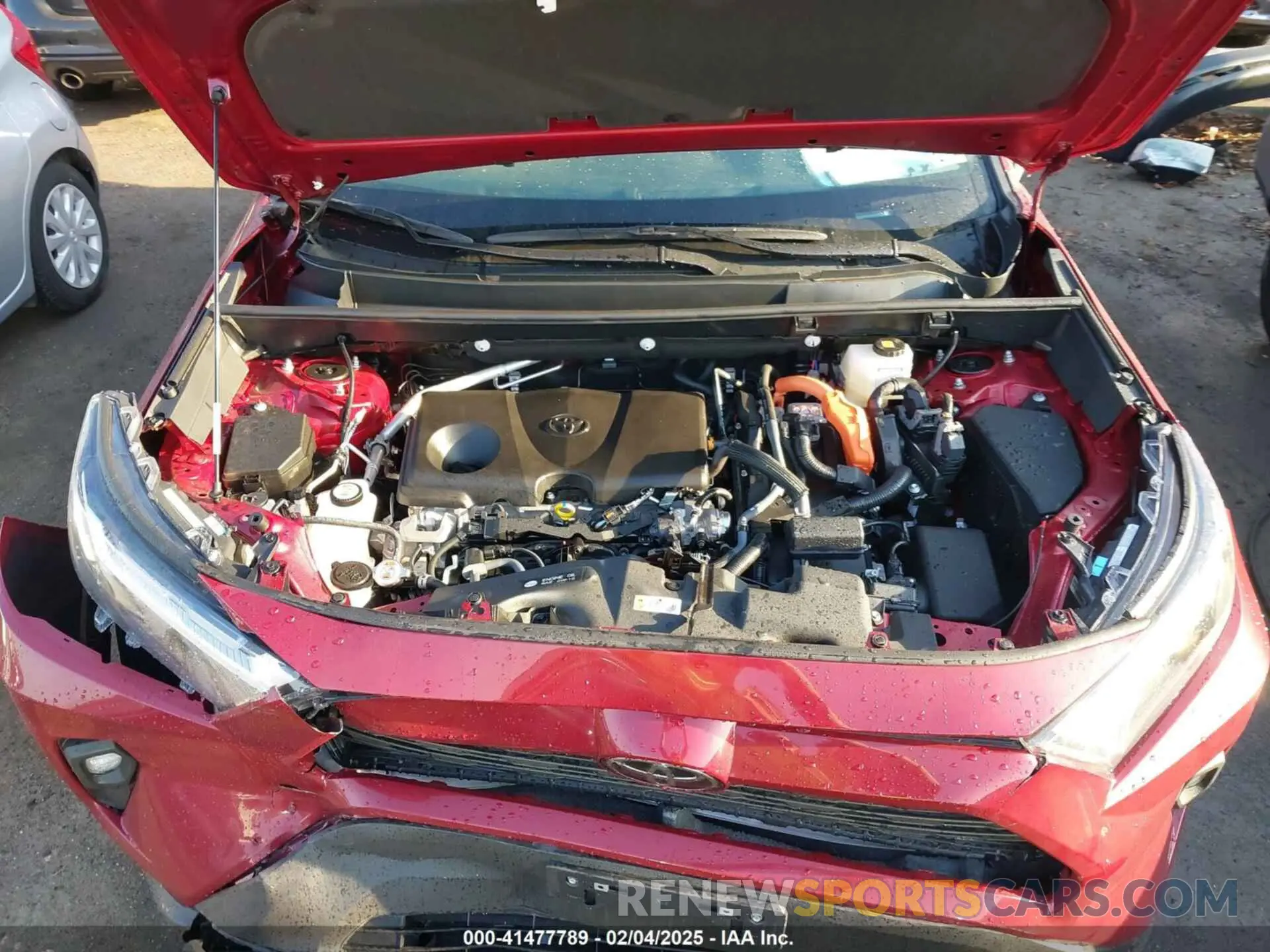 10 fotografías del automóvil dañado 4T3B6RFV9SU178664 TOYOTA RAV4 HYBRID 2025