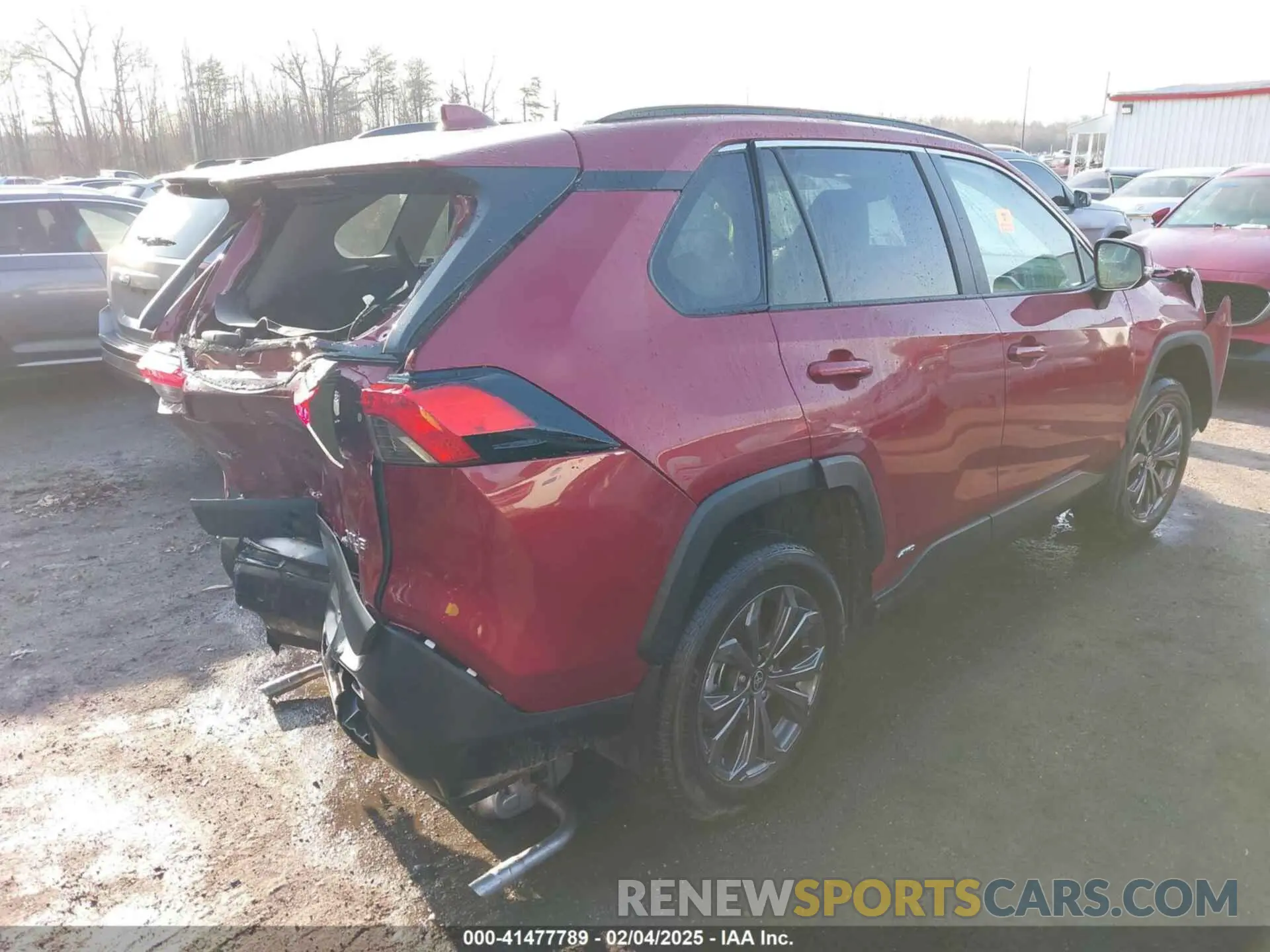 4 fotografías del automóvil dañado 4T3B6RFV9SU178664 TOYOTA RAV4 HYBRID 2025