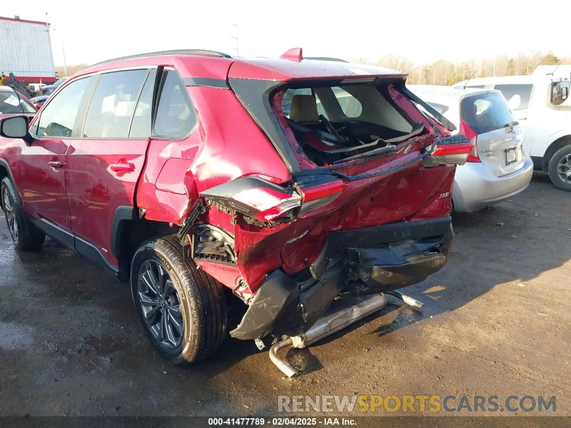 6 fotografías del automóvil dañado 4T3B6RFV9SU178664 TOYOTA RAV4 HYBRID 2025