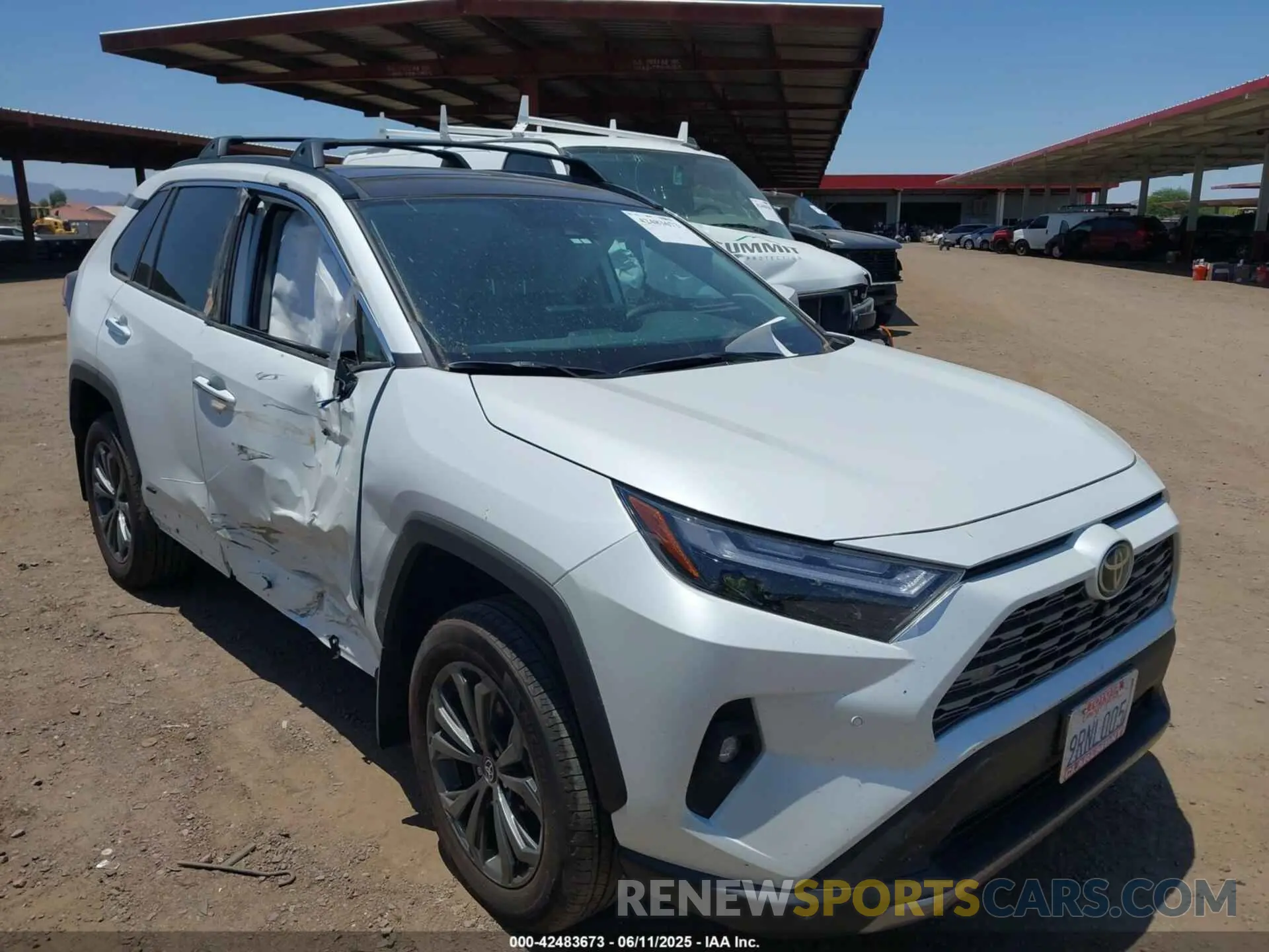 6 fotografías del automóvil dañado 4T3D6RFV6SU177139 TOYOTA RAV4 HYBRID 2025