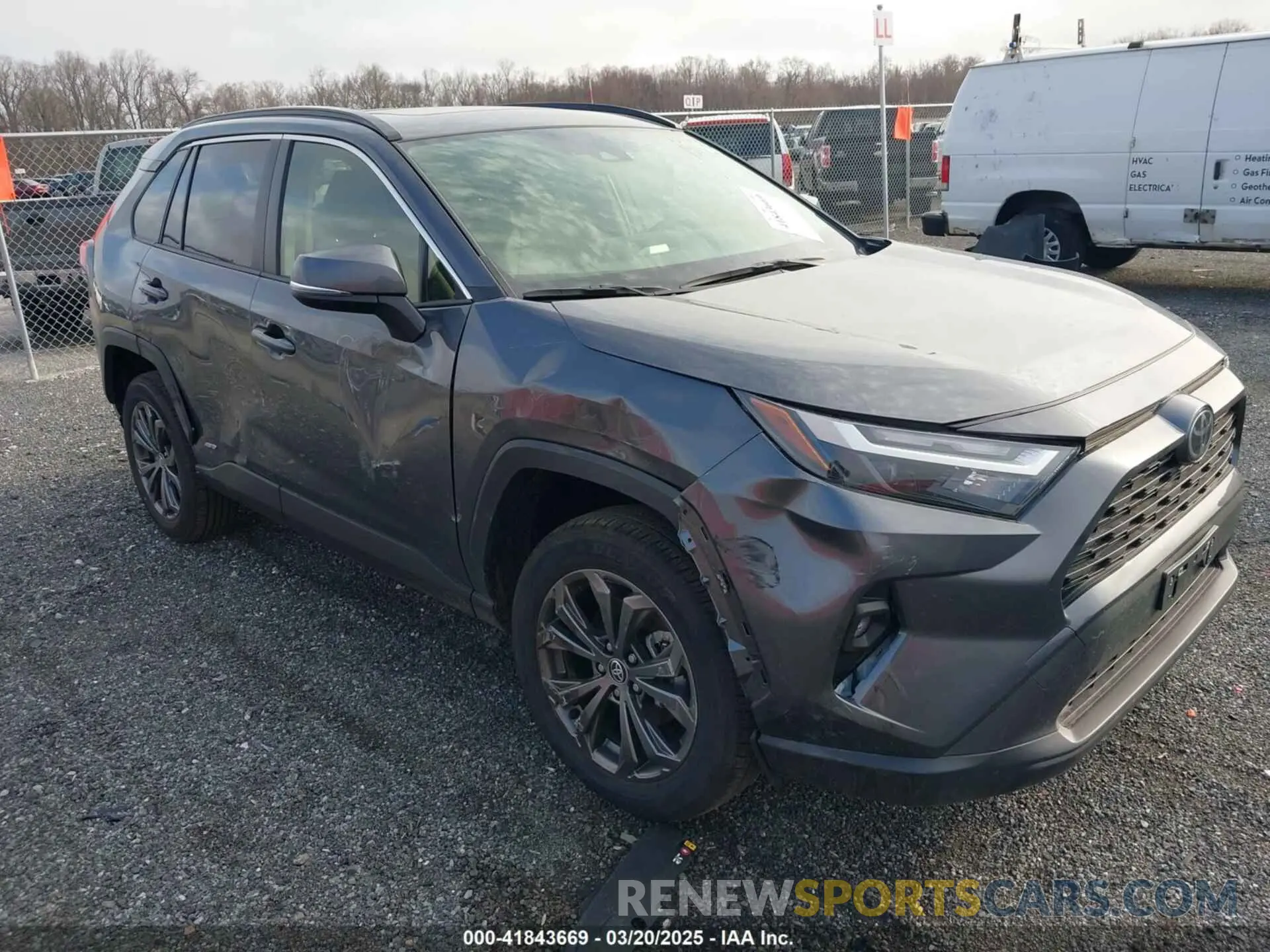 1 fotografías del automóvil dañado JTMB6RFV5SD154617 TOYOTA RAV4 HYBRID 2025