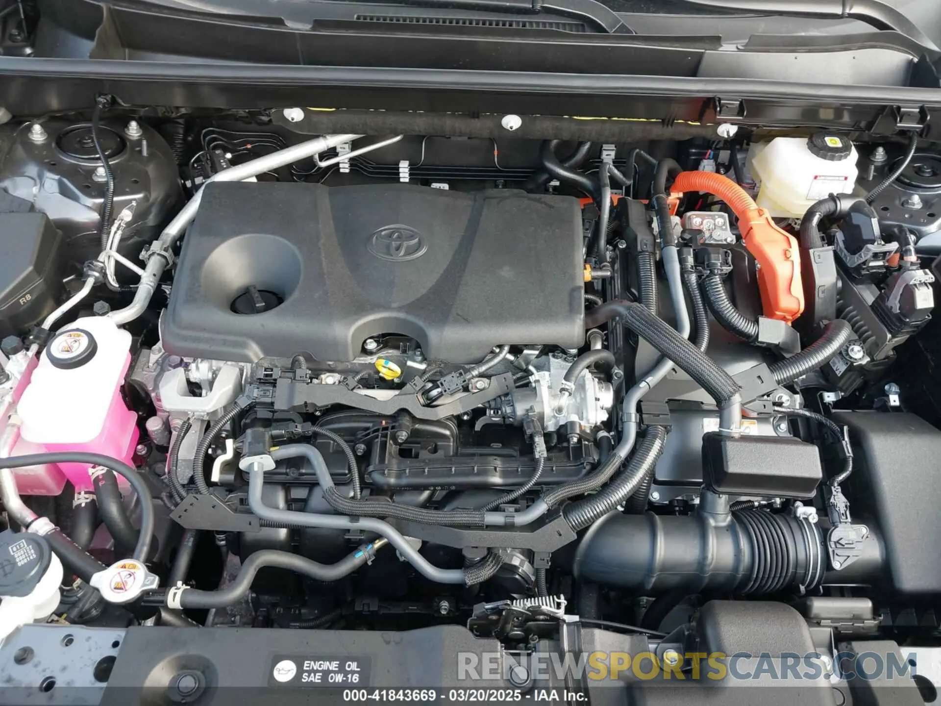 10 fotografías del automóvil dañado JTMB6RFV5SD154617 TOYOTA RAV4 HYBRID 2025