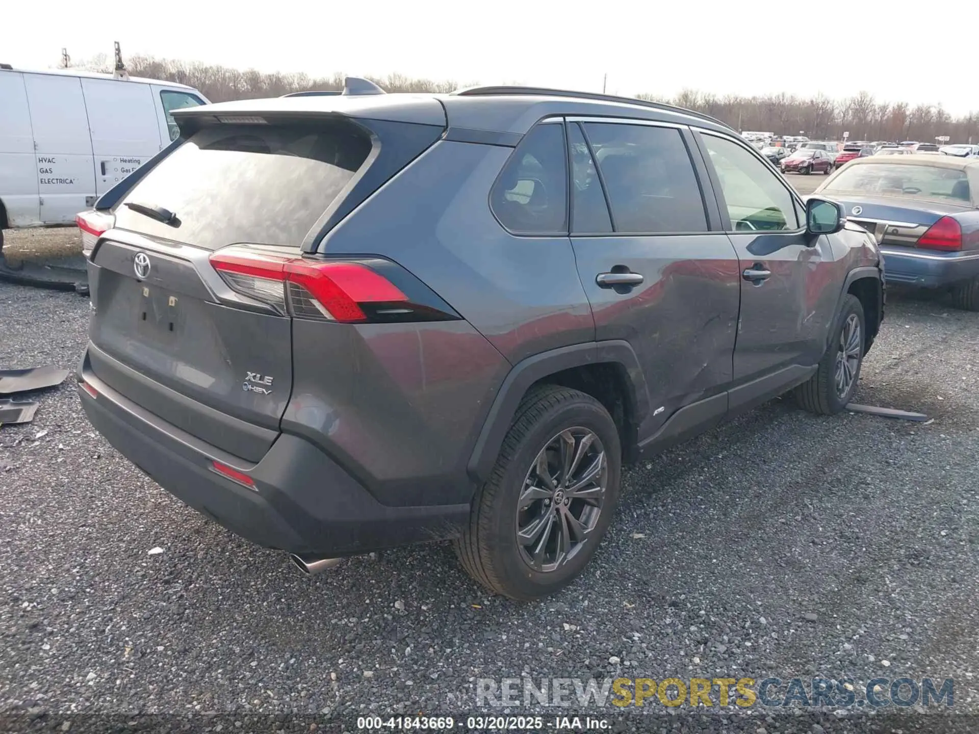 4 fotografías del automóvil dañado JTMB6RFV5SD154617 TOYOTA RAV4 HYBRID 2025