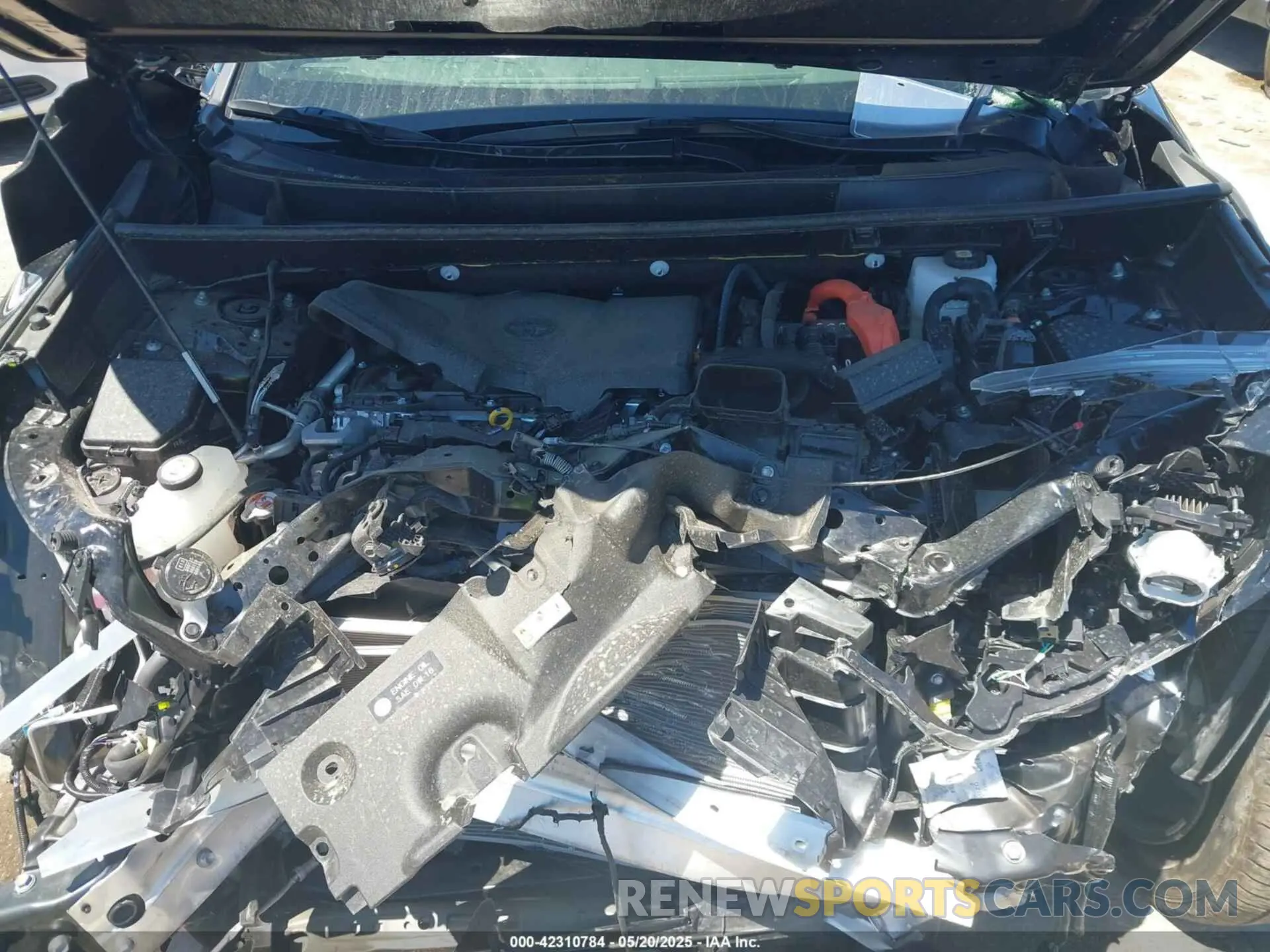 10 fotografías del automóvil dañado JTMB6RFVXSD154287 TOYOTA RAV4 HYBRID 2025