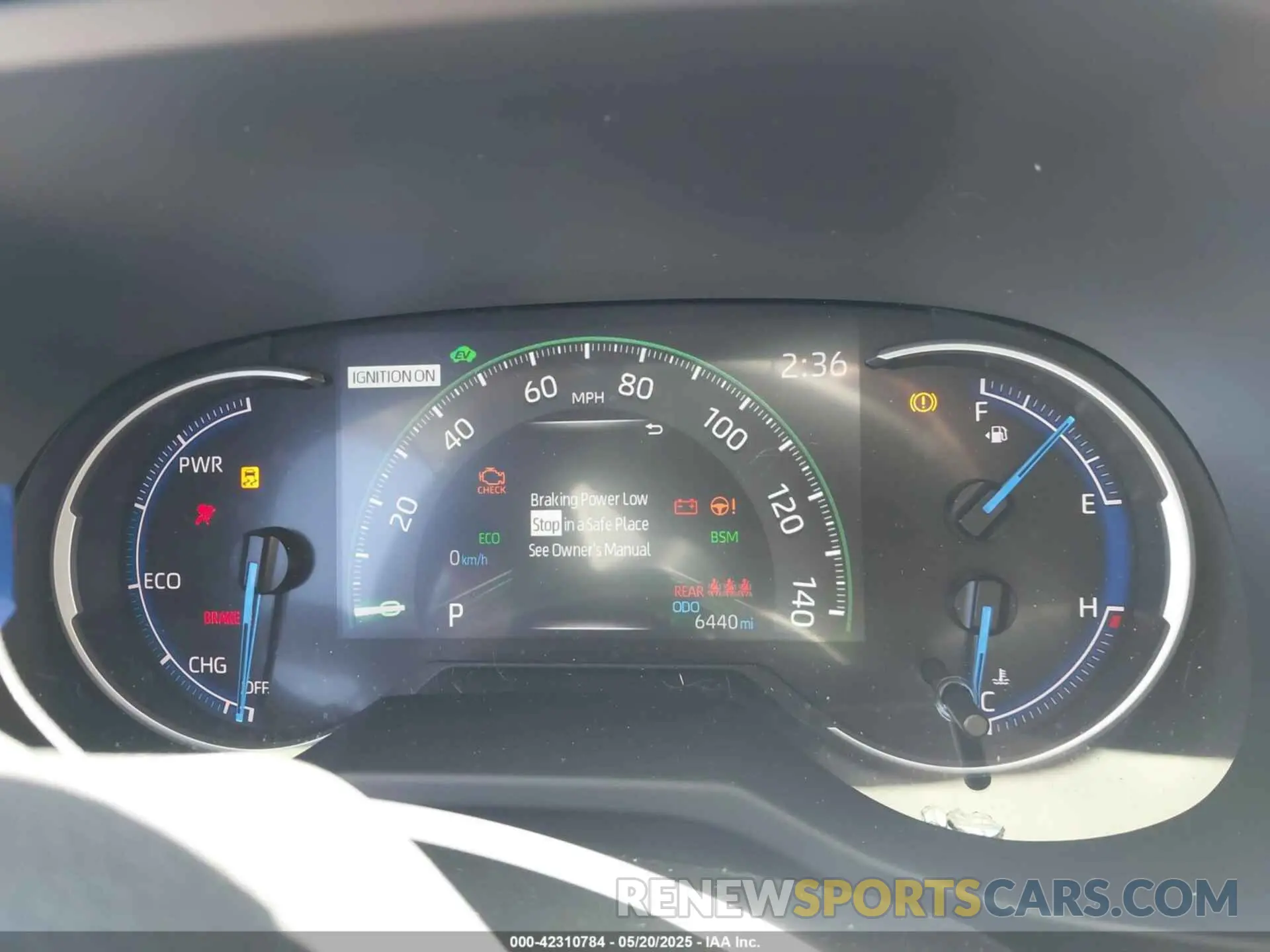 7 fotografías del automóvil dañado JTMB6RFVXSD154287 TOYOTA RAV4 HYBRID 2025