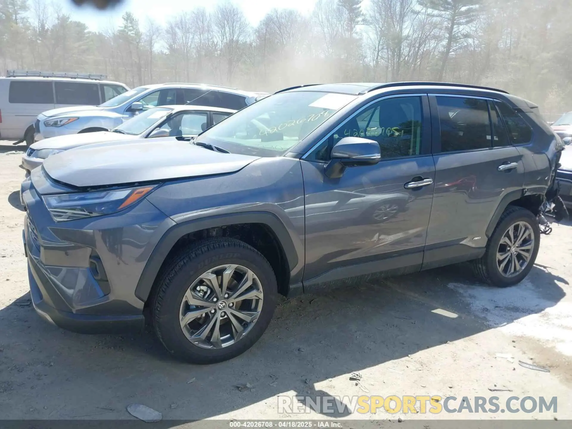 14 fotografías del automóvil dañado JTMD6RFVXSD152001 TOYOTA RAV4 HYBRID 2025