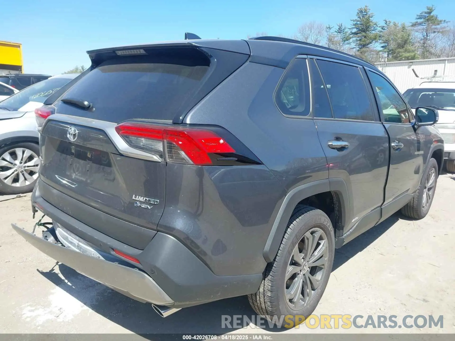4 fotografías del automóvil dañado JTMD6RFVXSD152001 TOYOTA RAV4 HYBRID 2025