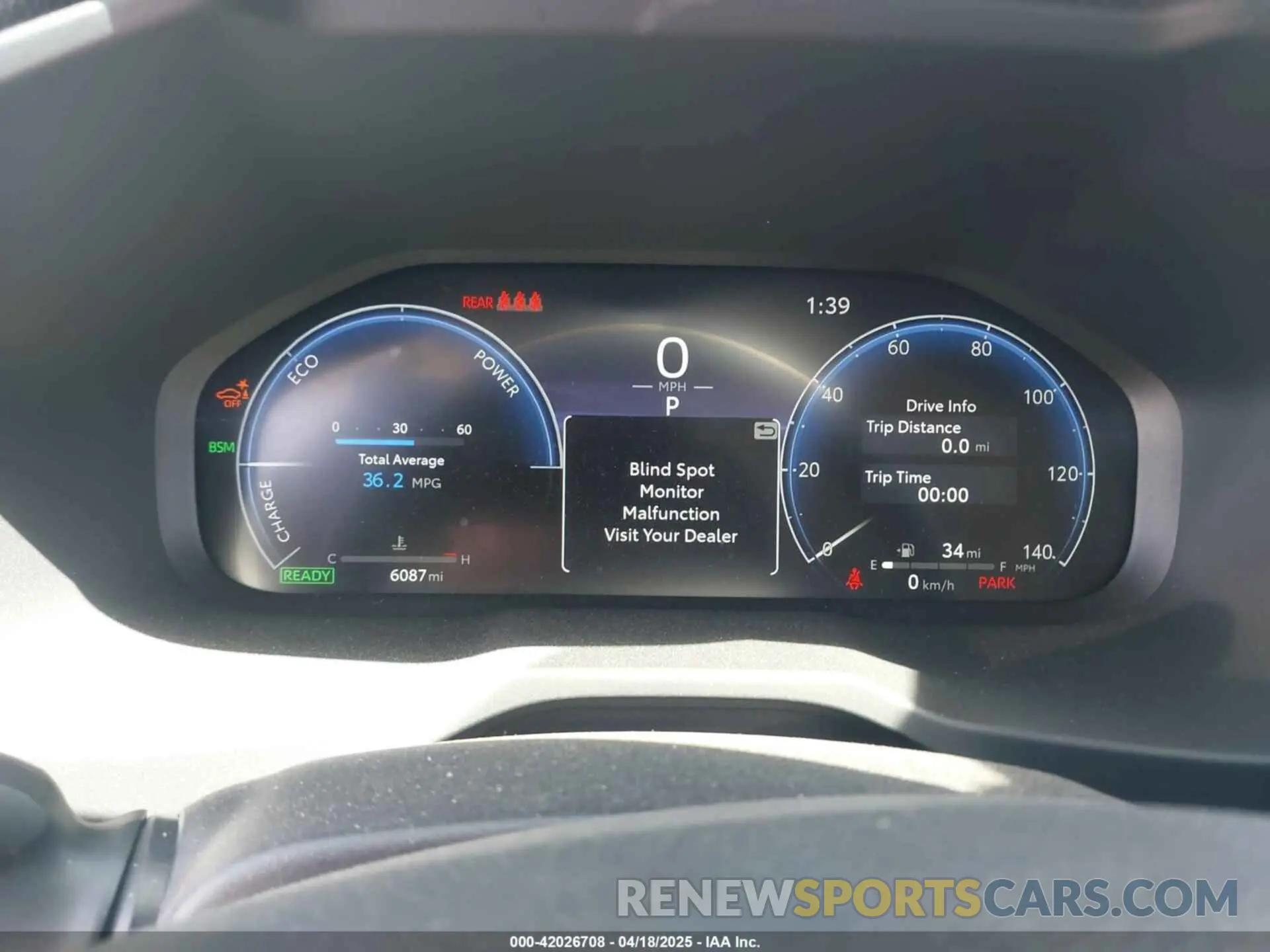 7 fotografías del automóvil dañado JTMD6RFVXSD152001 TOYOTA RAV4 HYBRID 2025
