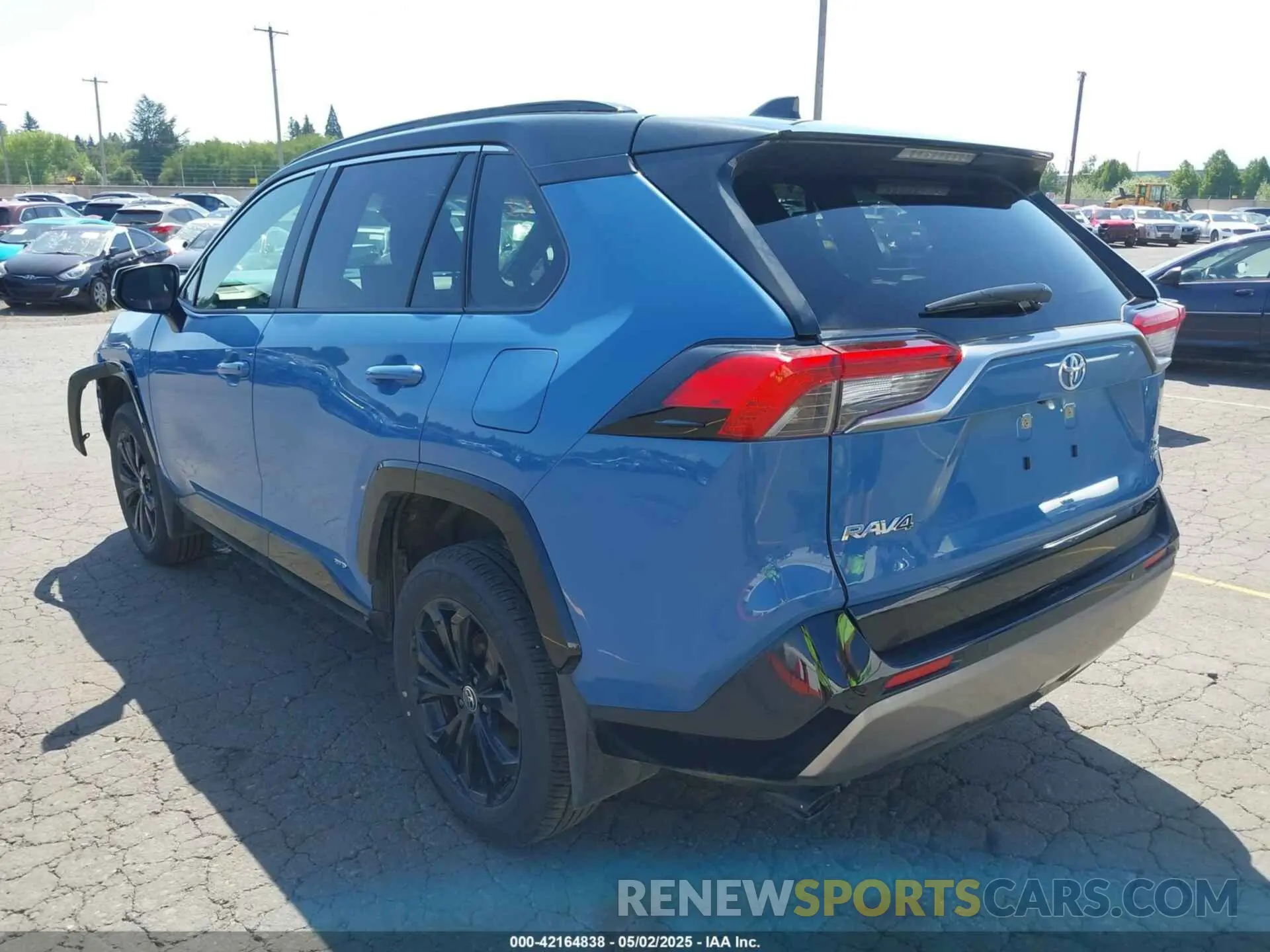 3 fotografías del automóvil dañado JTME6RFV6SJ065914 TOYOTA RAV4 HYBRID 2025