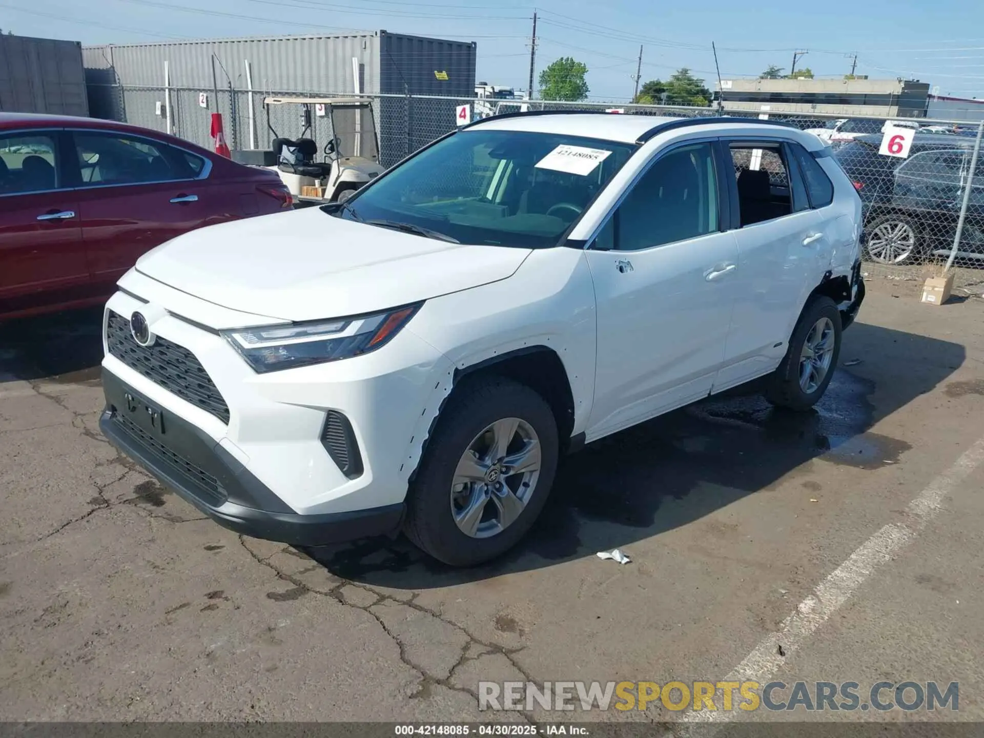 2 fotografías del automóvil dañado JTMMWRFV9SD277068 TOYOTA RAV4 HYBRID 2025